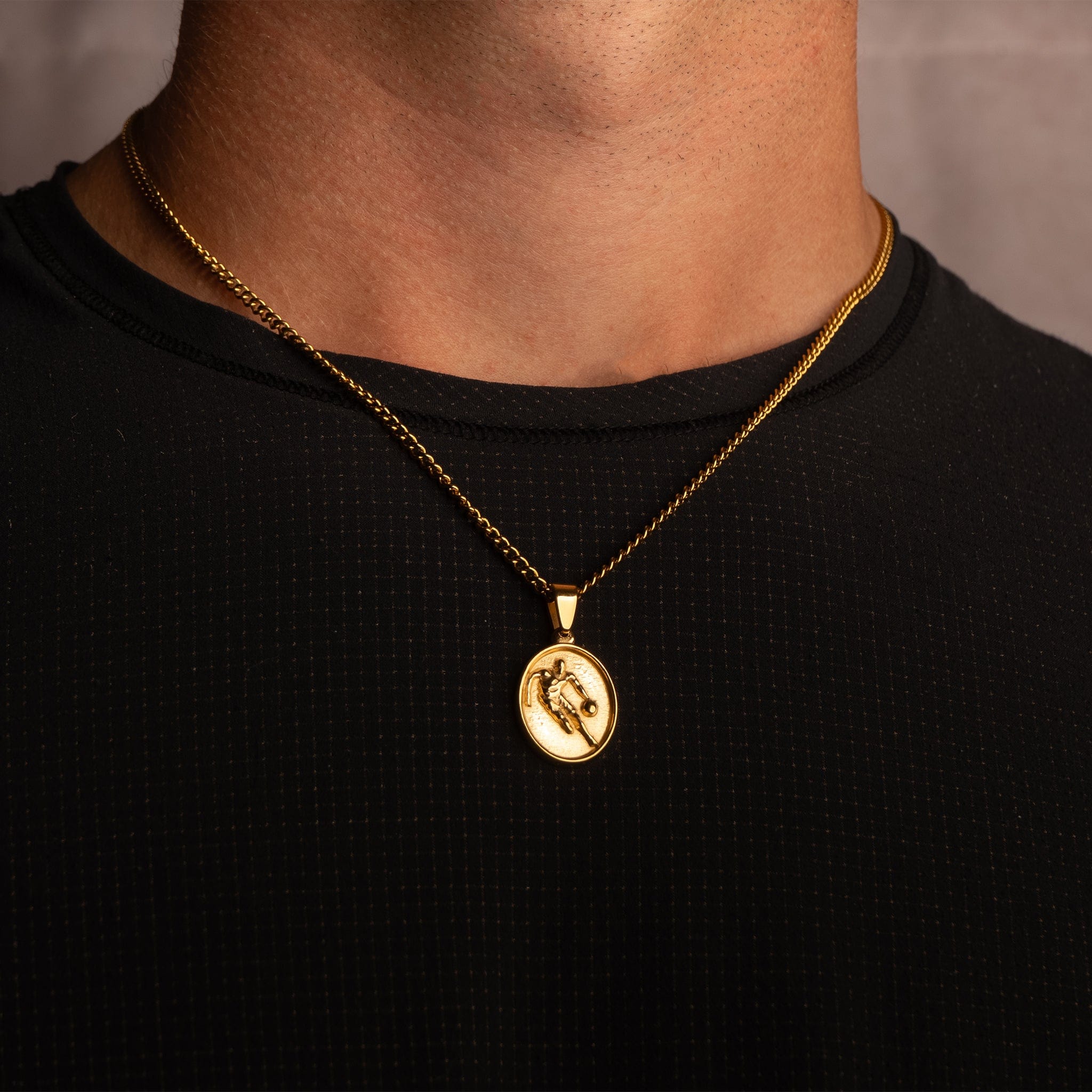 Basketball Silhouette Pendant
