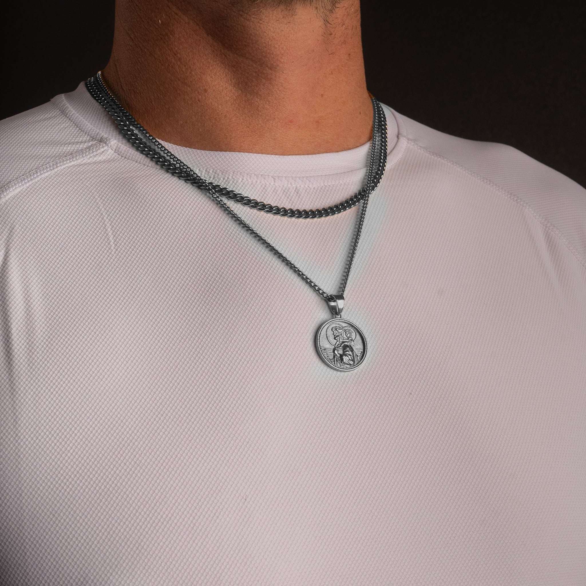 Saint Christopher Set - Silver