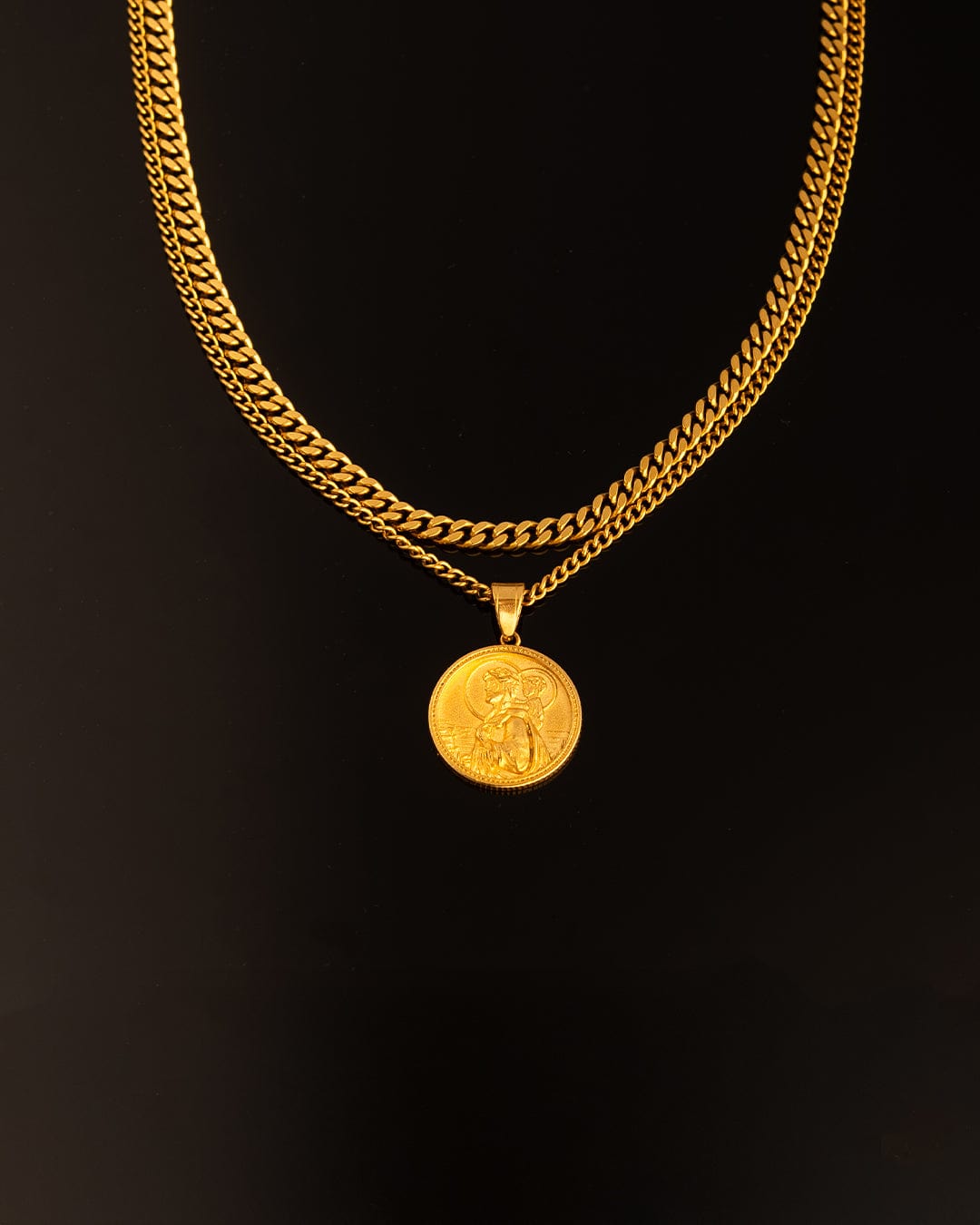 Saint Christopher Set - Gold