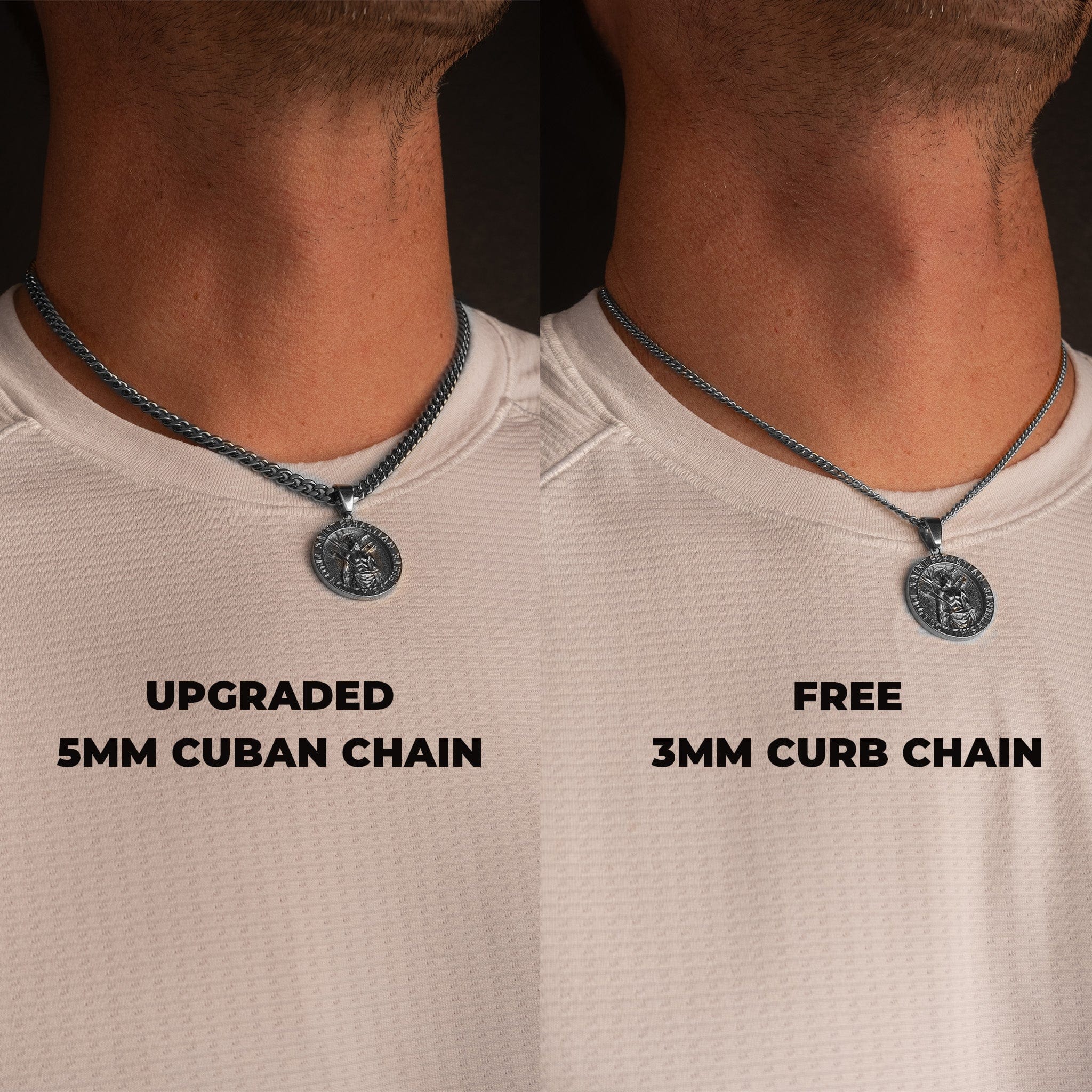 Saint Sebastian Pendant - Silver