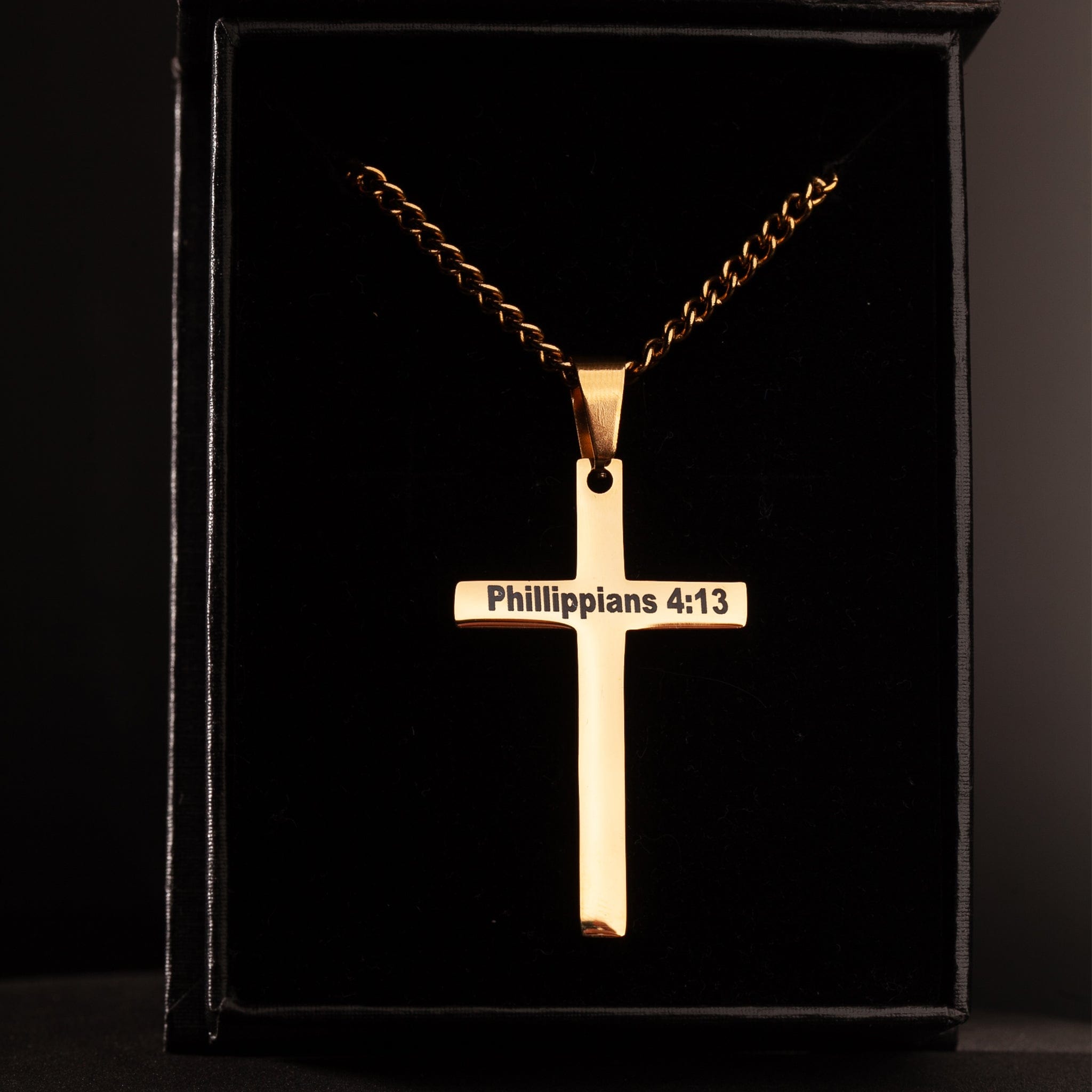 Large Cross Pendant Gold
