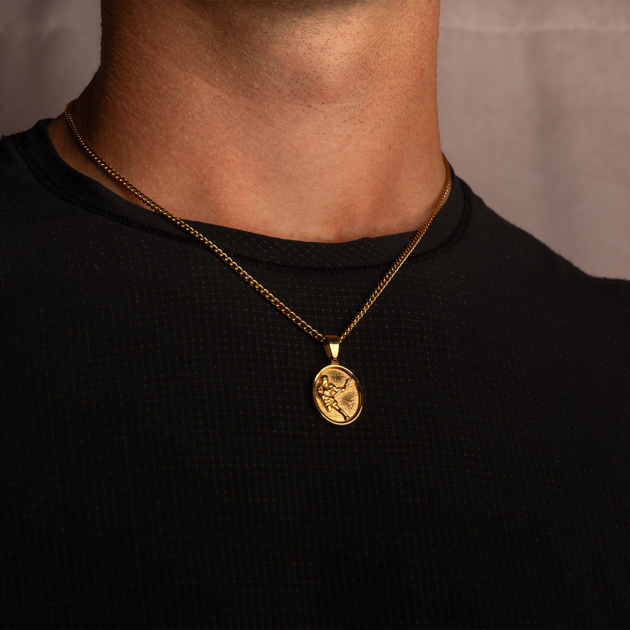 Lacrosse Silhouette Pendant