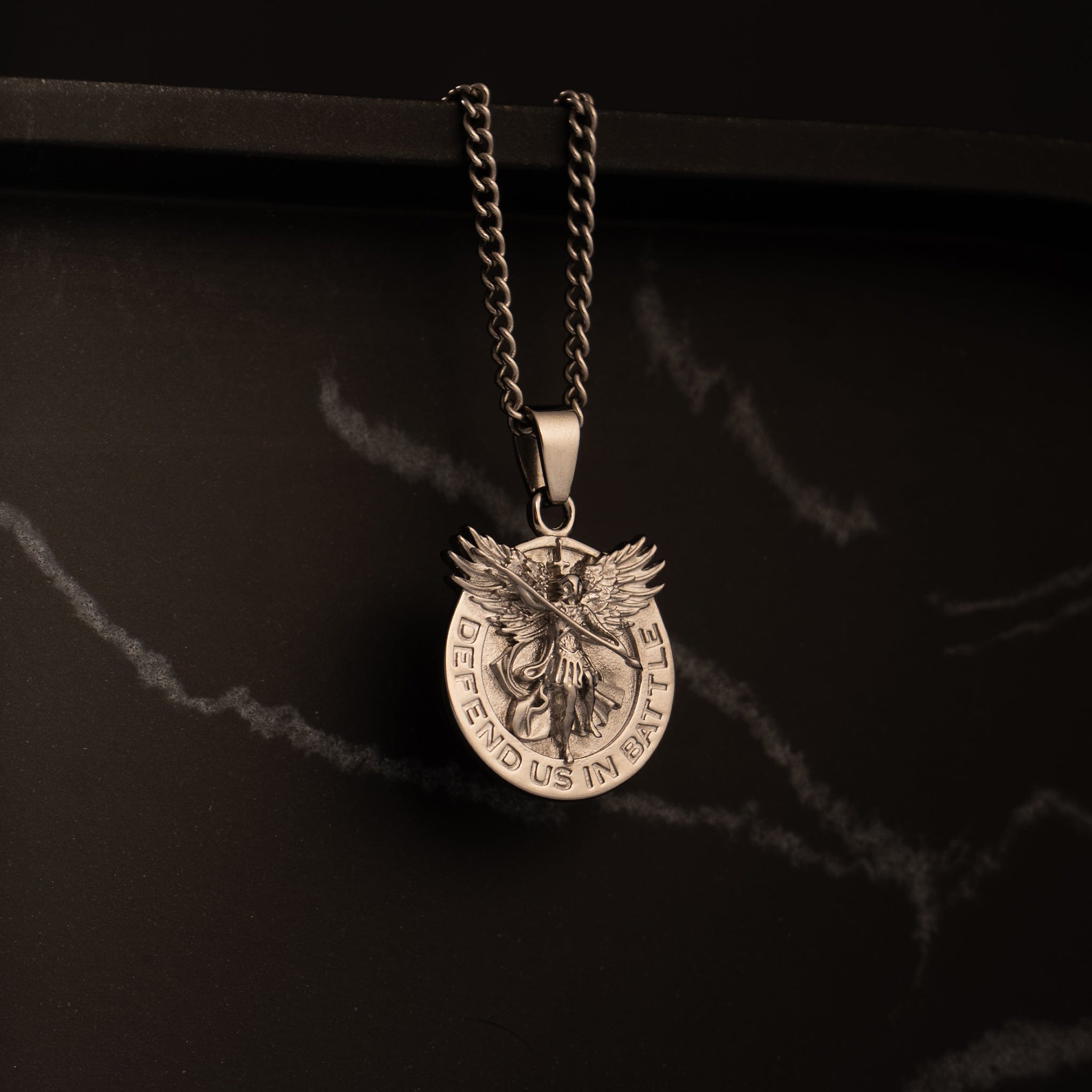 Saint Michael Pendant - Silver