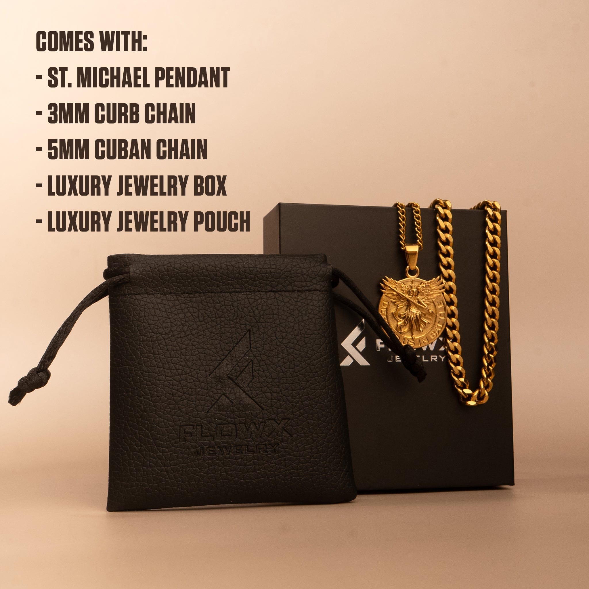 Saint Michael Set - Gold