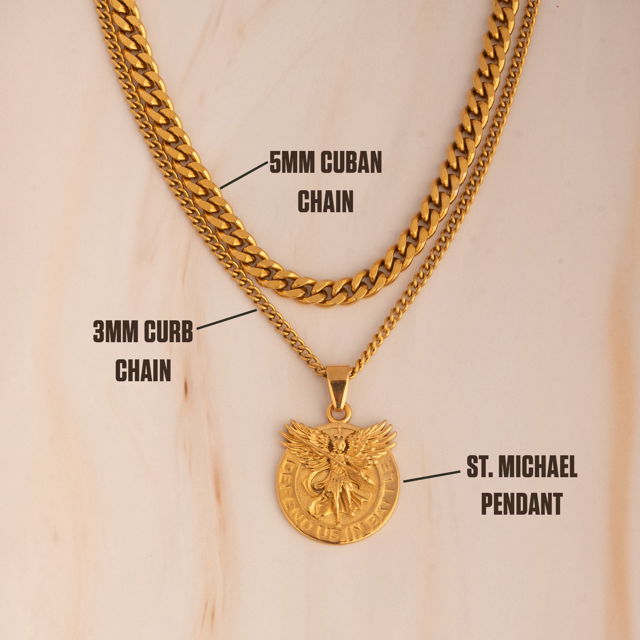 Saint Michael Set - Gold