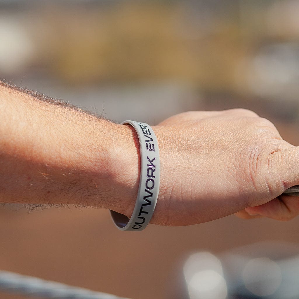 outwork everyone rubber bracelet