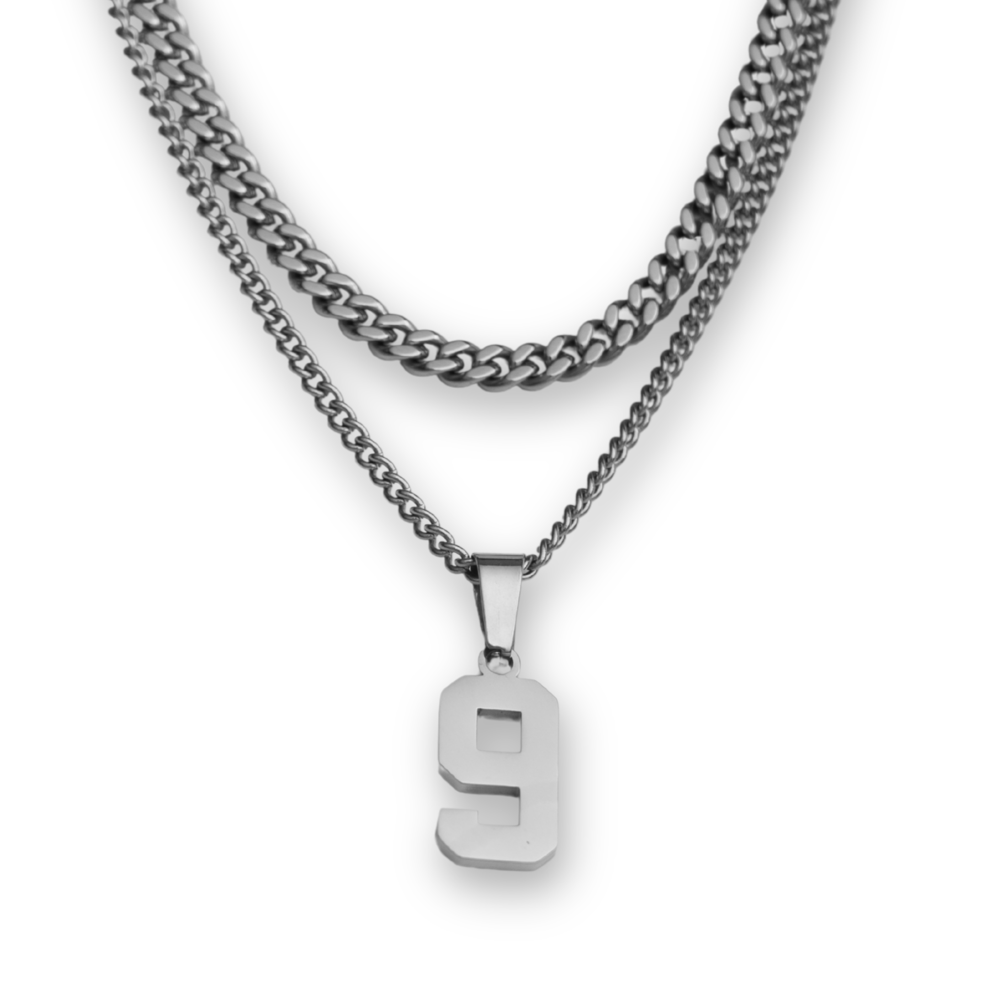 Pro Number Stack - Silver