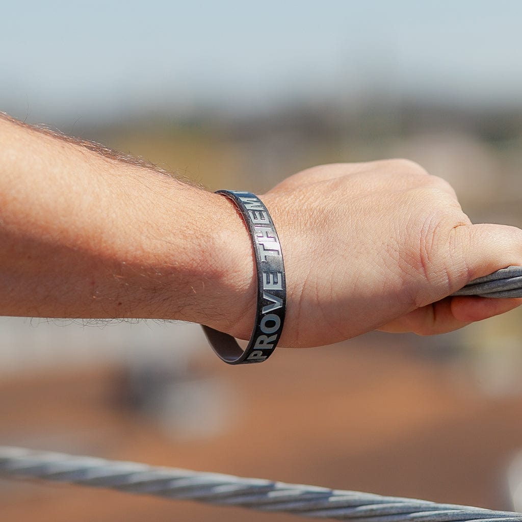 prove them wrong silicone wristband