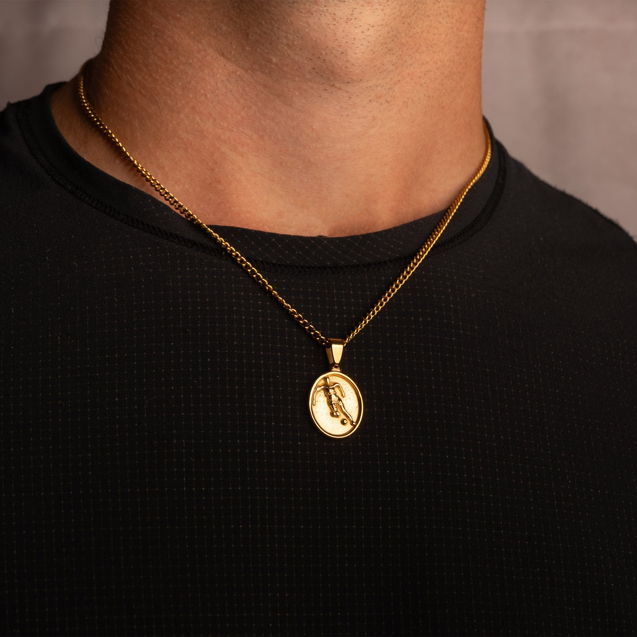 Soccer Silhouette Pendant
