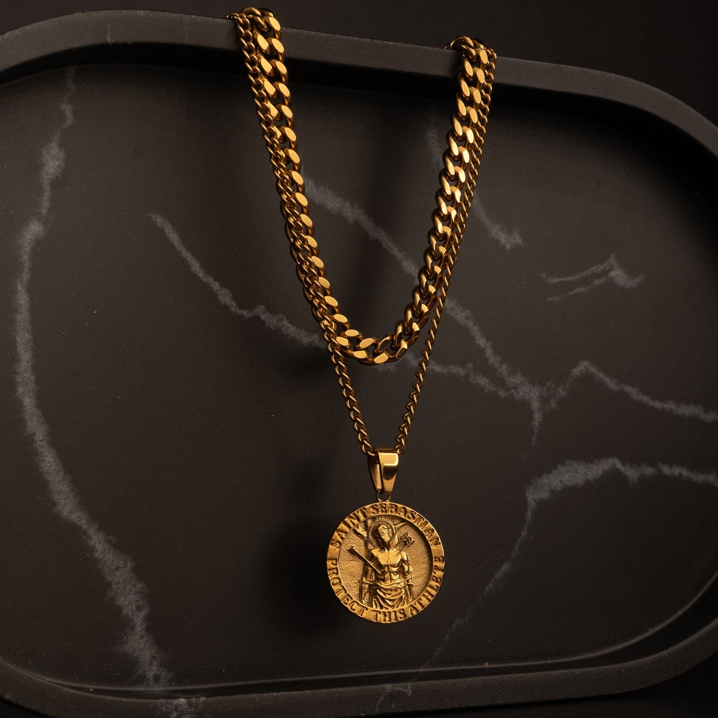 Saint Sebastian Pendant Stack