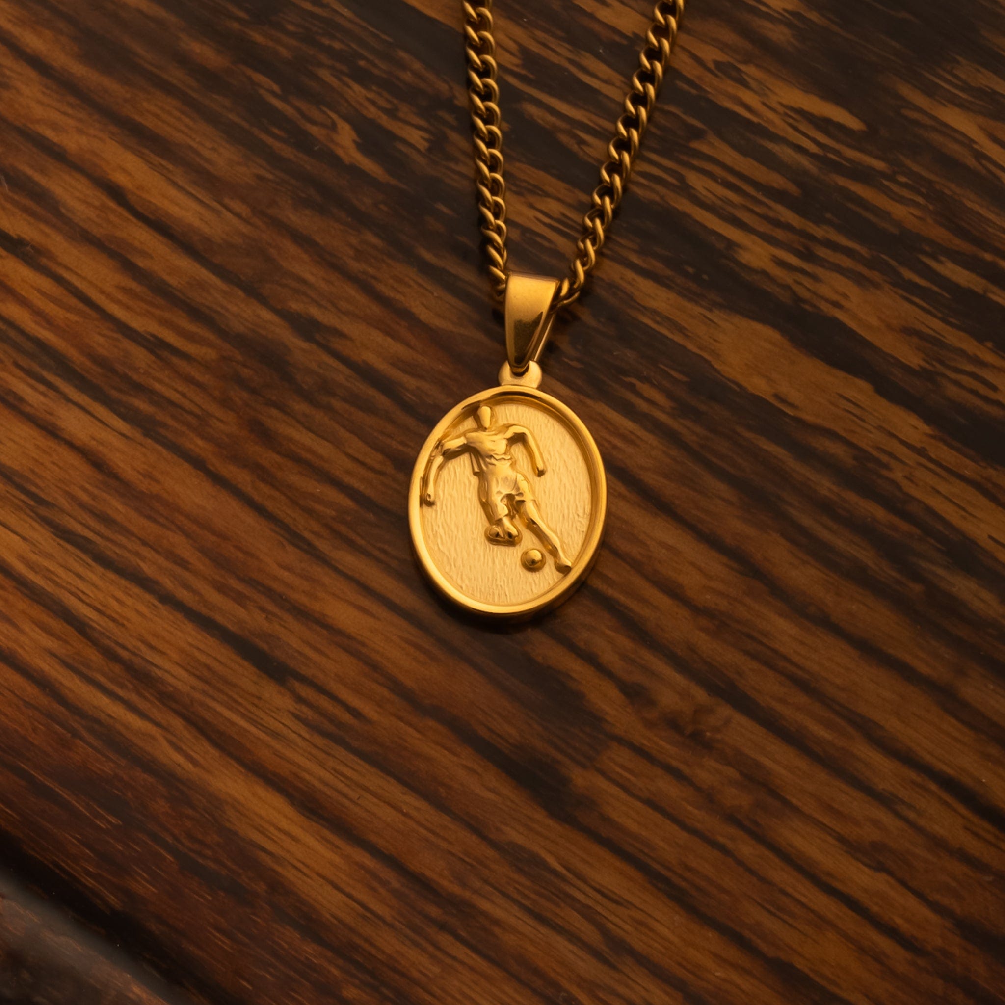 Soccer Silhouette Pendant