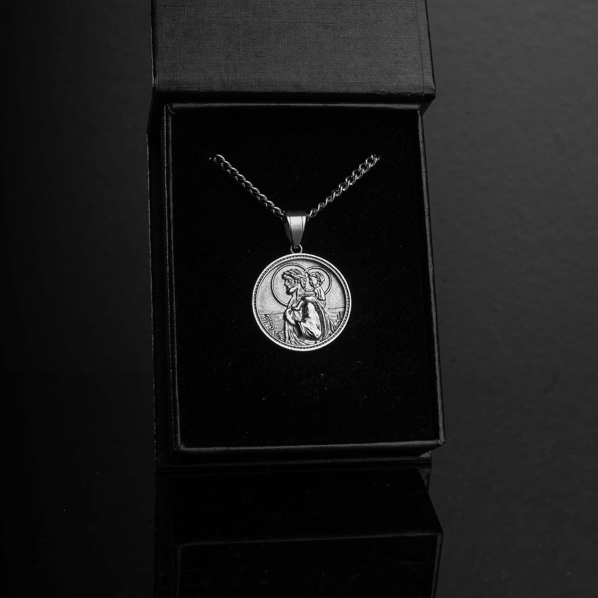 Saint Christopher Necklace - Silver