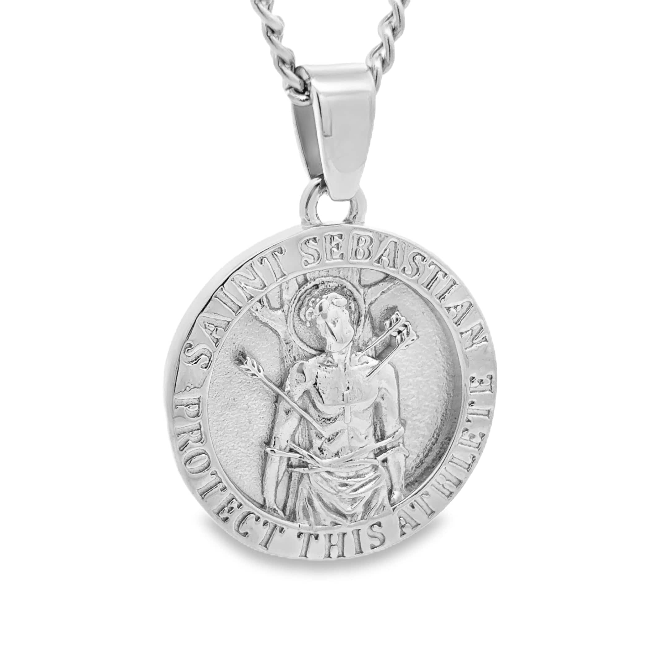 Saint Sebastian Pendant - Silver