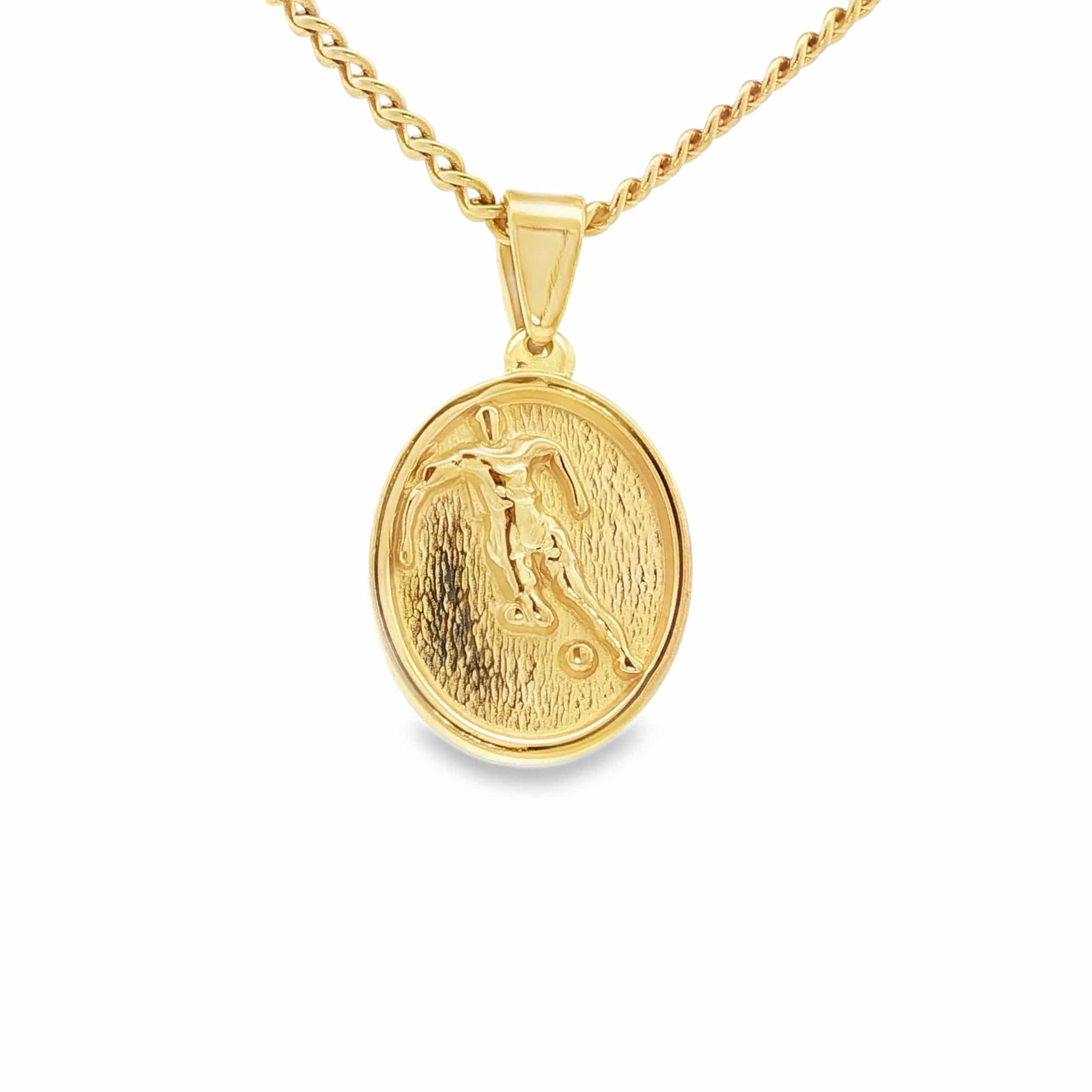 Soccer Silhouette Pendant