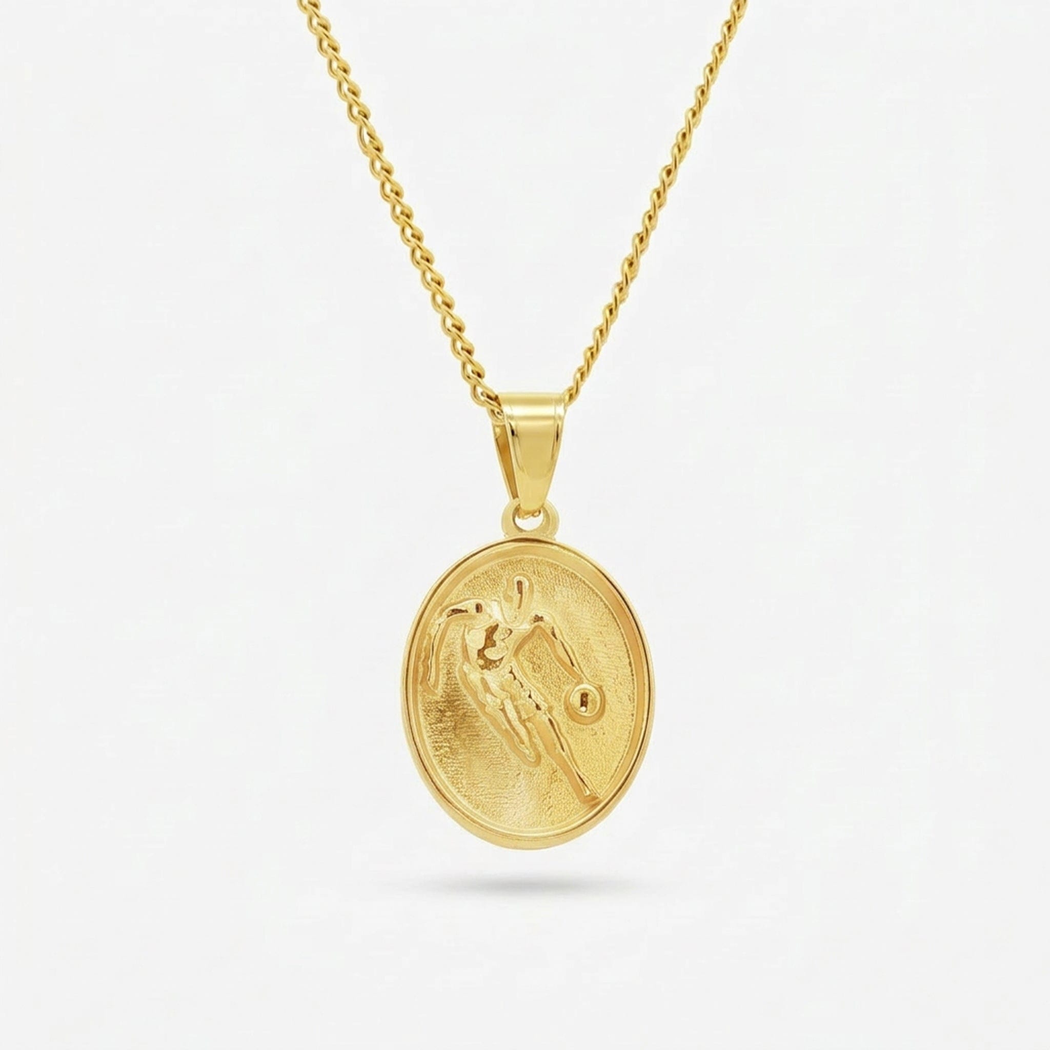 Basketball Silhouette Pendant
