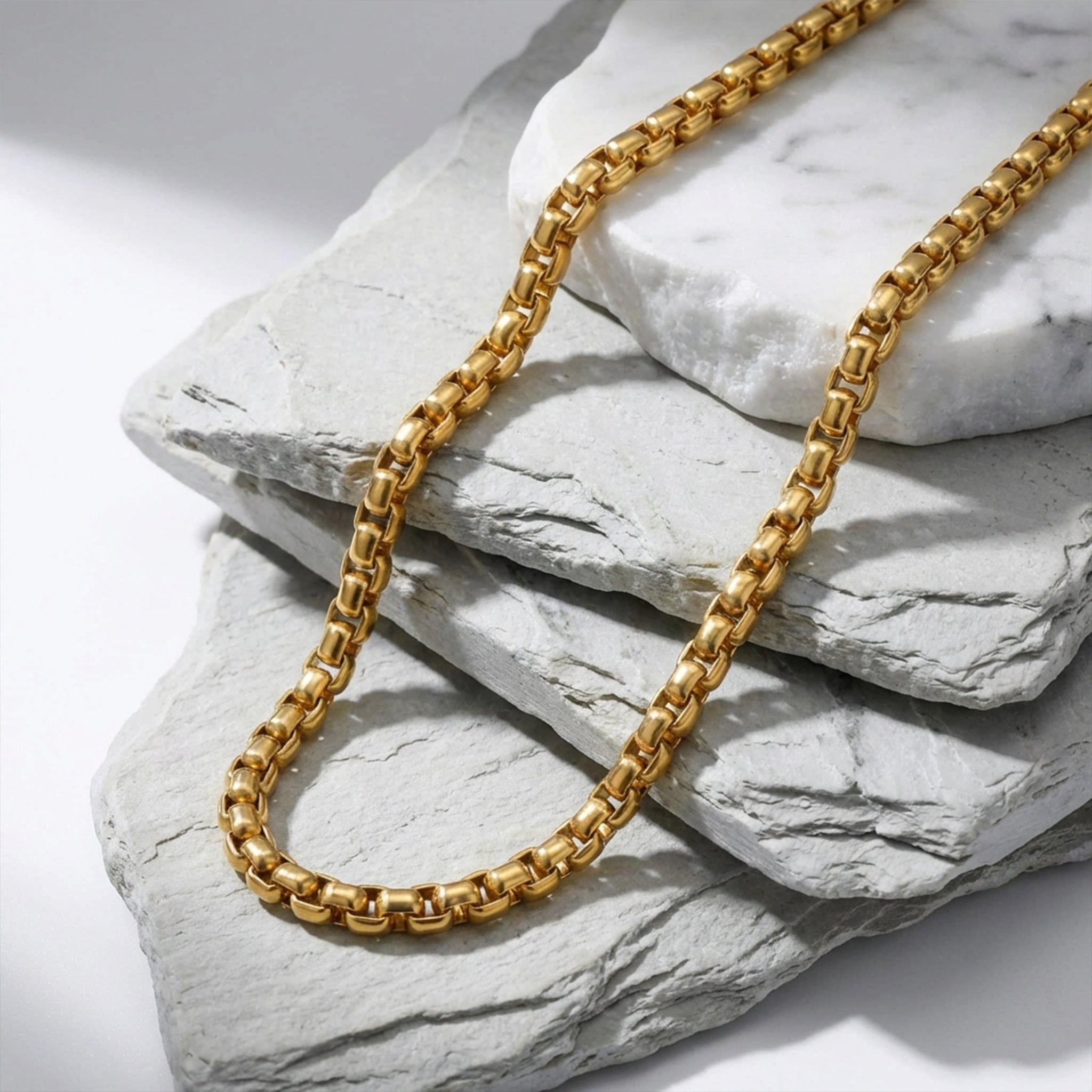 Box Chain 3MM - Gold