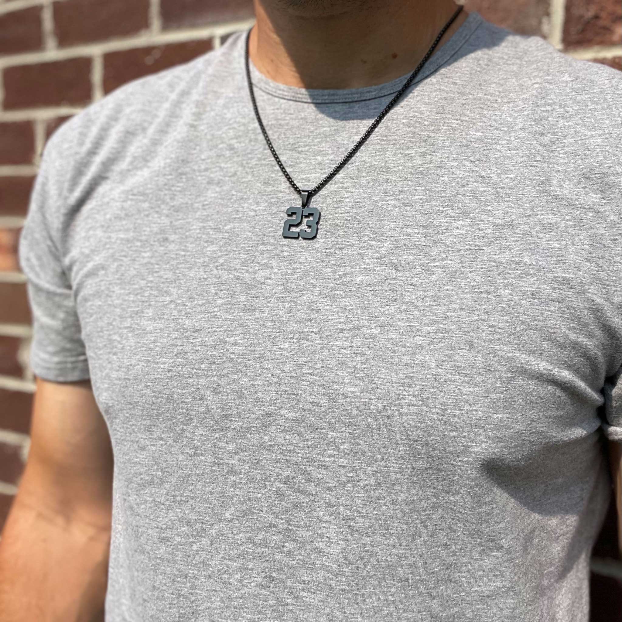 black 23 necklace