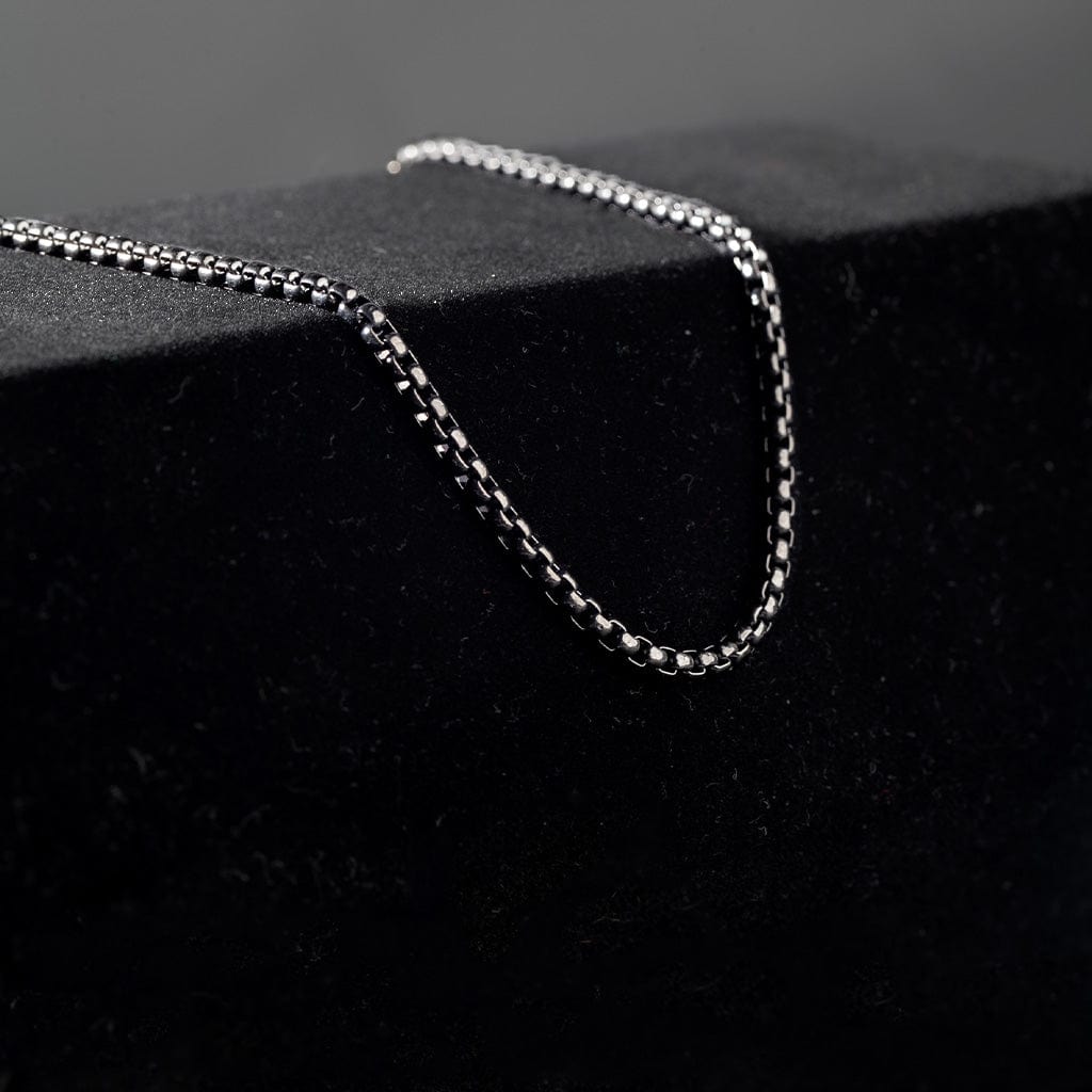 3mm box chain black