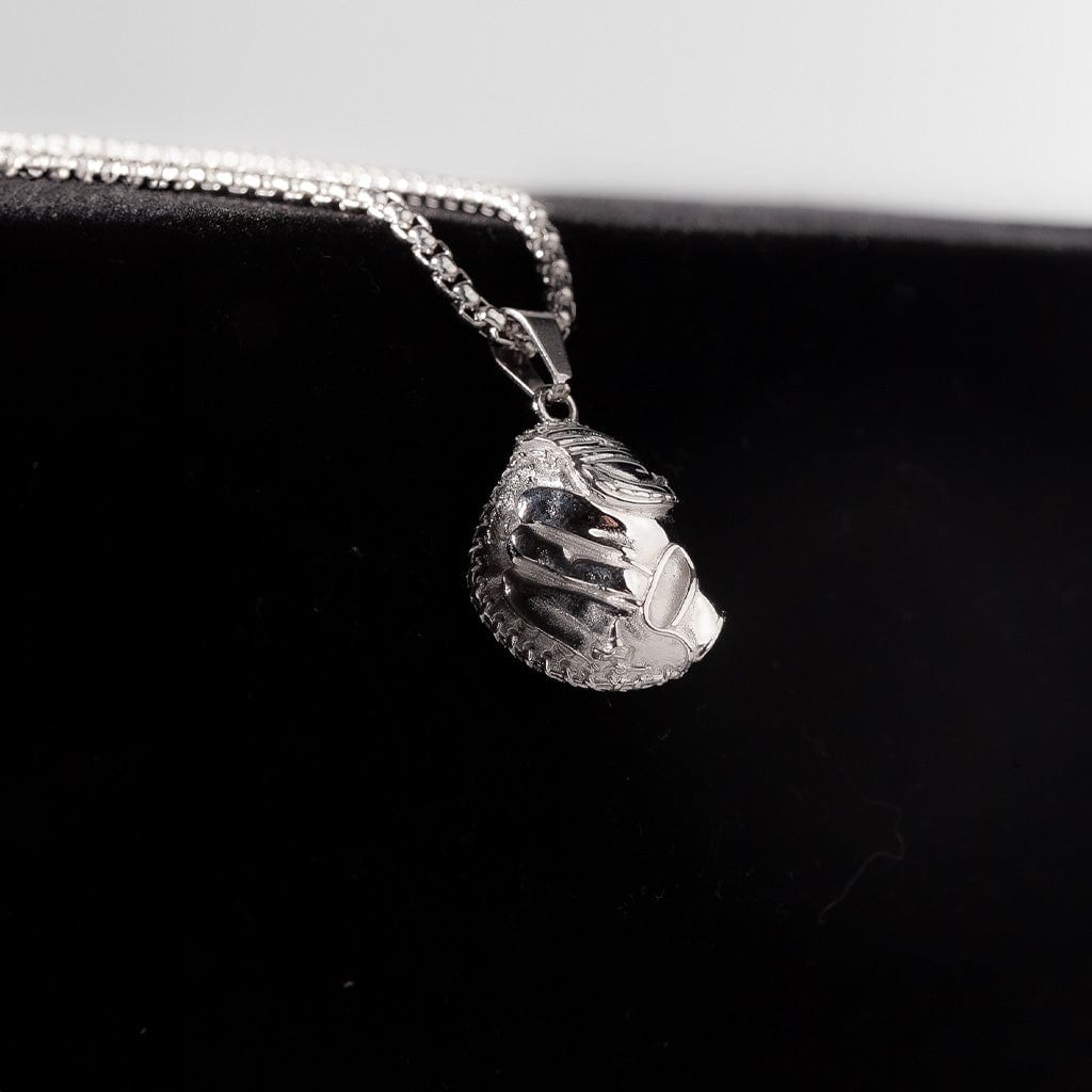 catchers mitt pendant detail