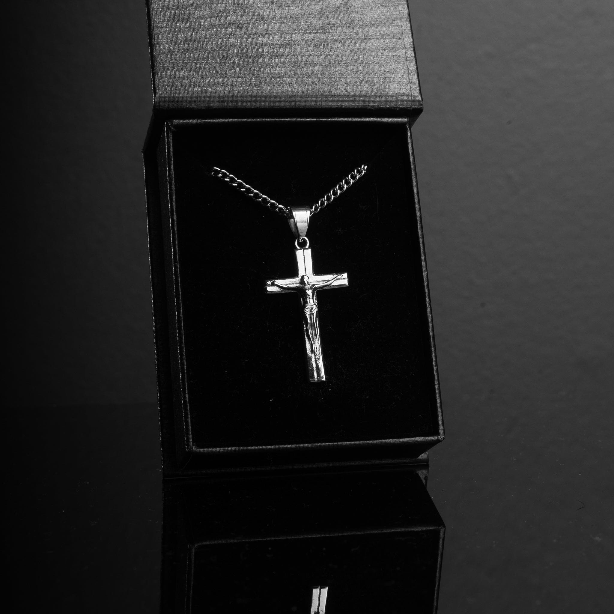 Crucifix Necklace - Silver