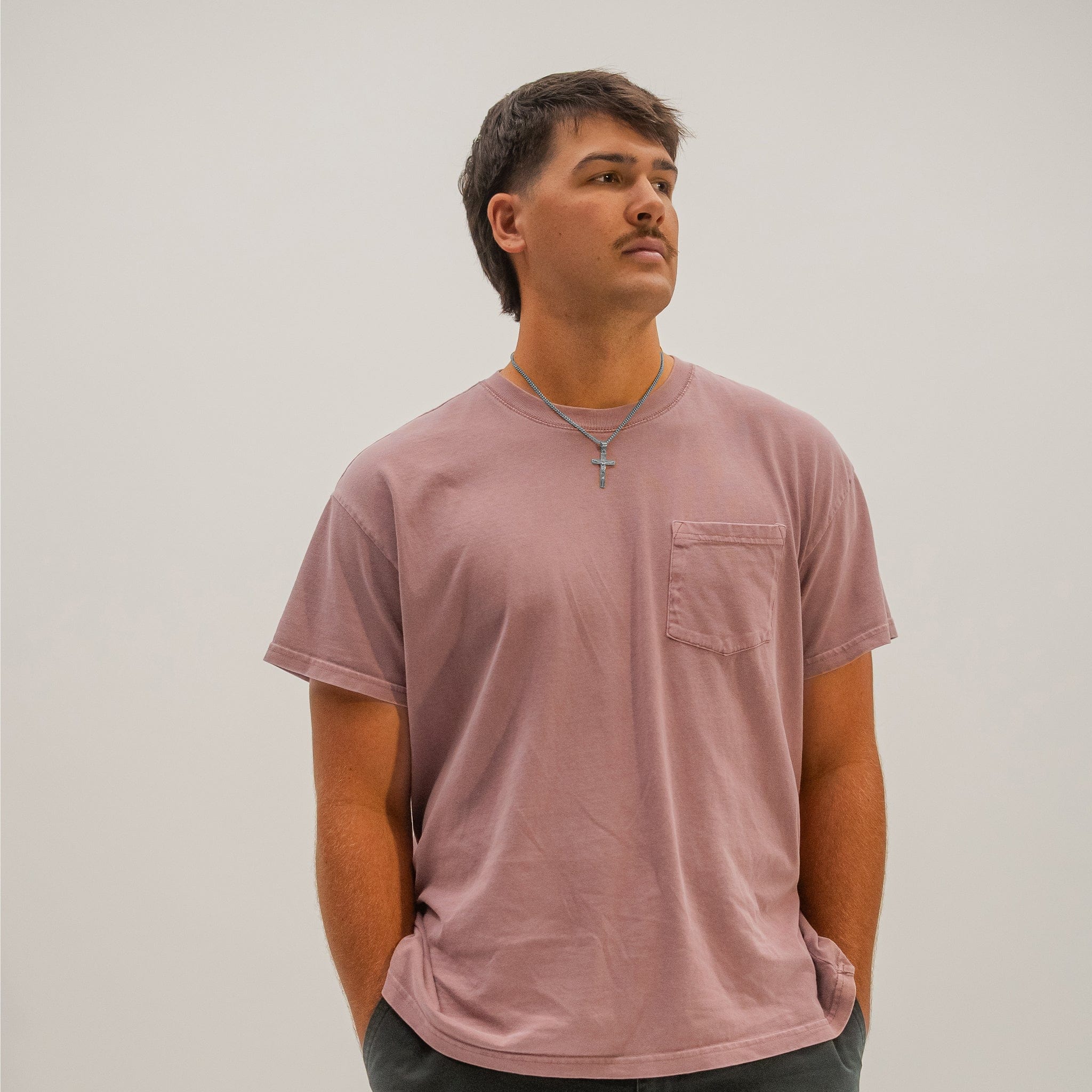 Crucifix Necklace - Silver