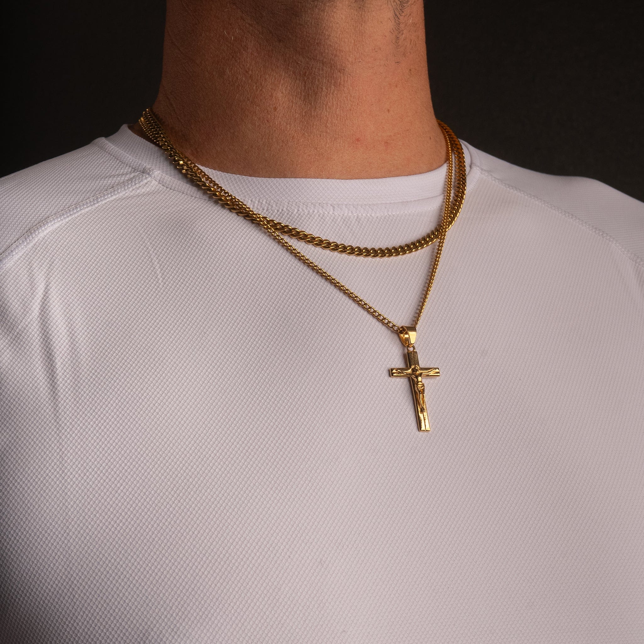 Crucifix Set - Gold