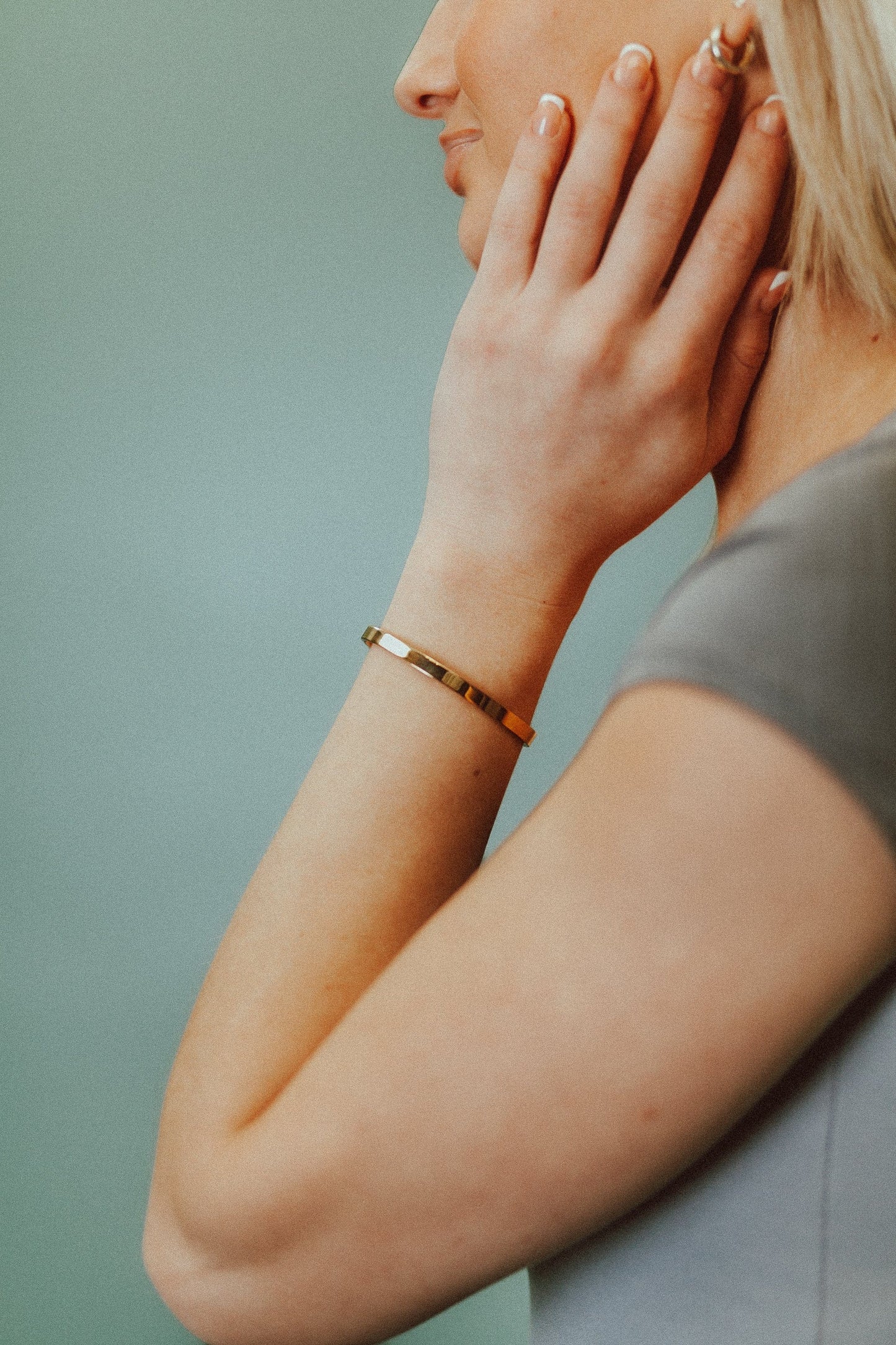 Gold Cuff Bracelet