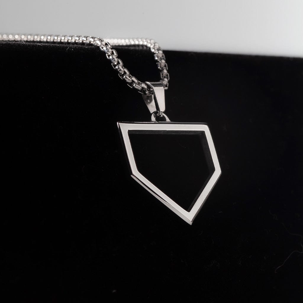 Stainless Steel Home Plate Pendant