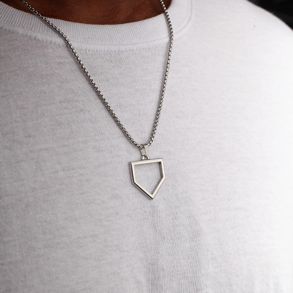 Stainless Steel Home Plate Pendant
