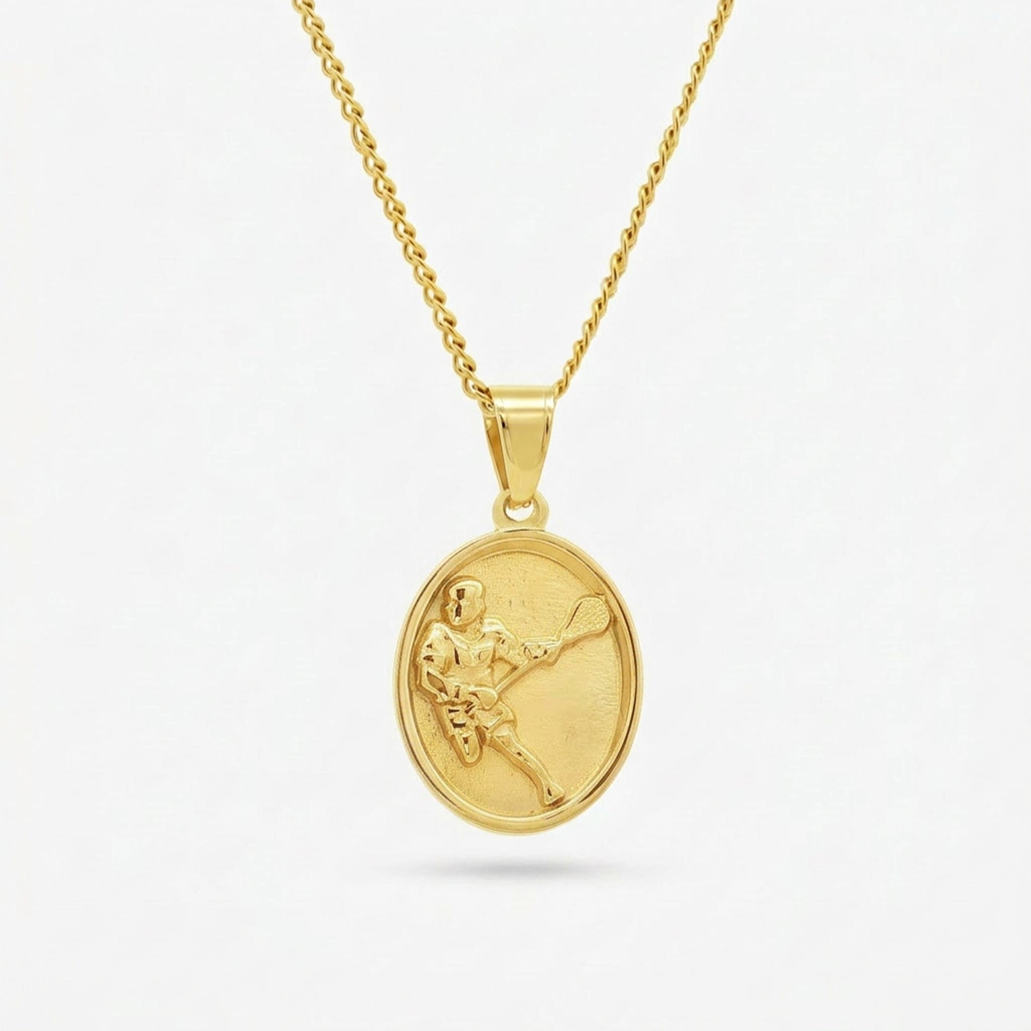 Lacrosse Silhouette Pendant