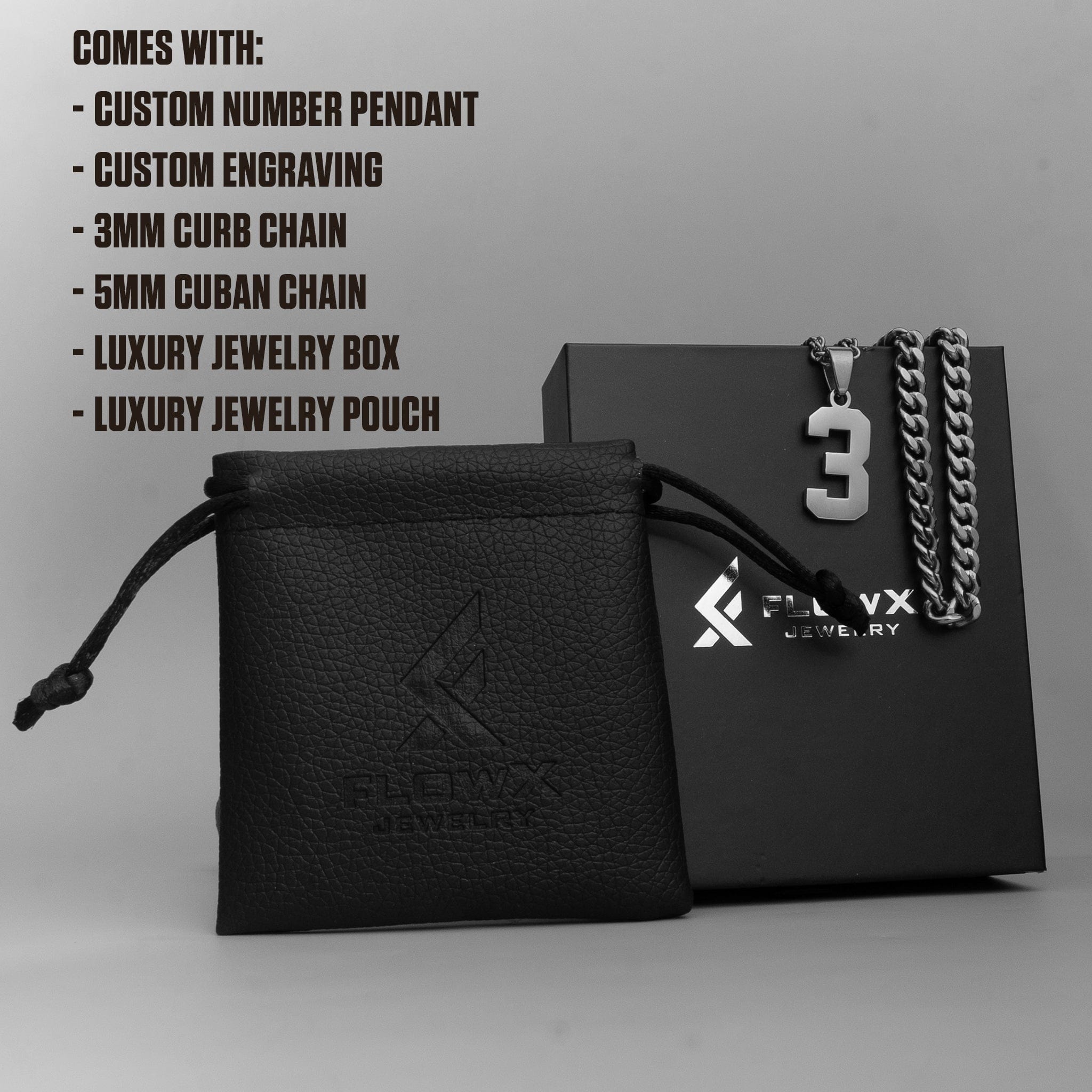 Pro Number Stack - Silver