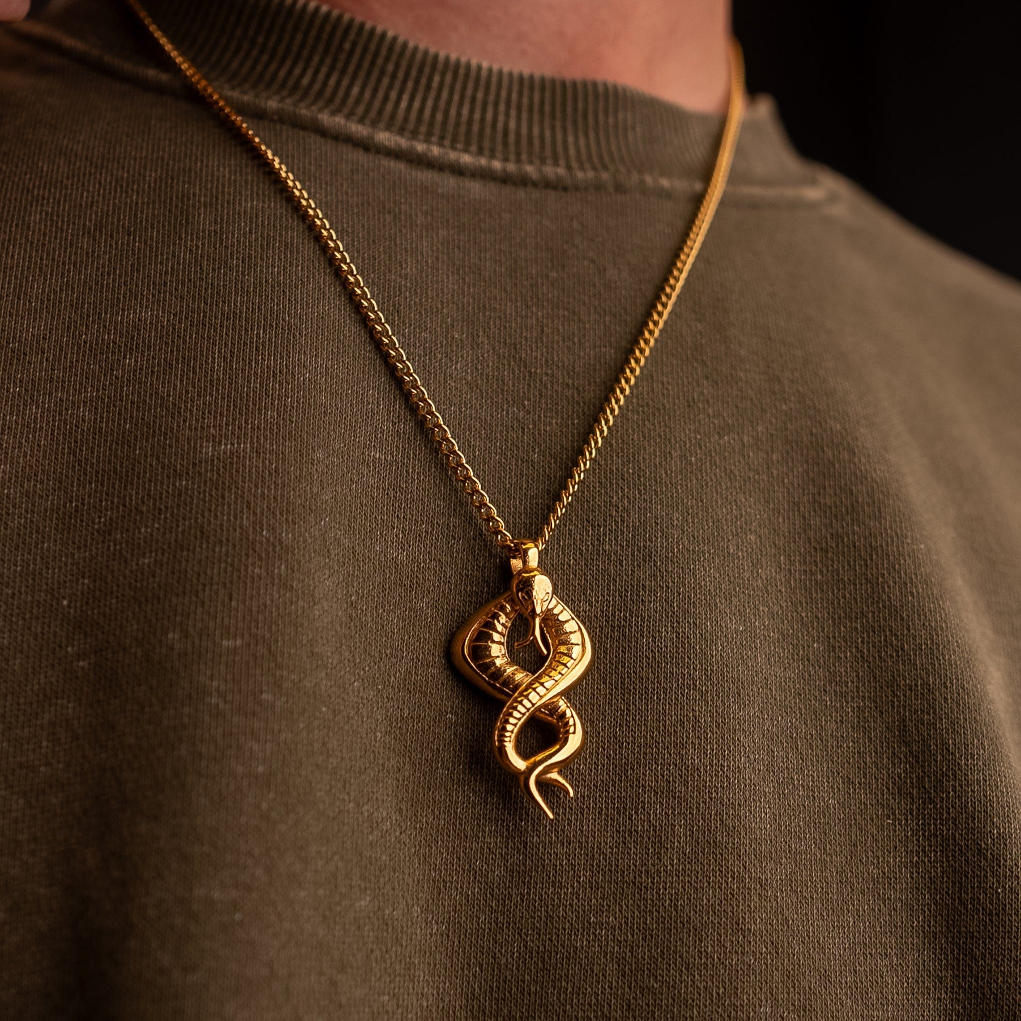 Snake Necklace - Gold