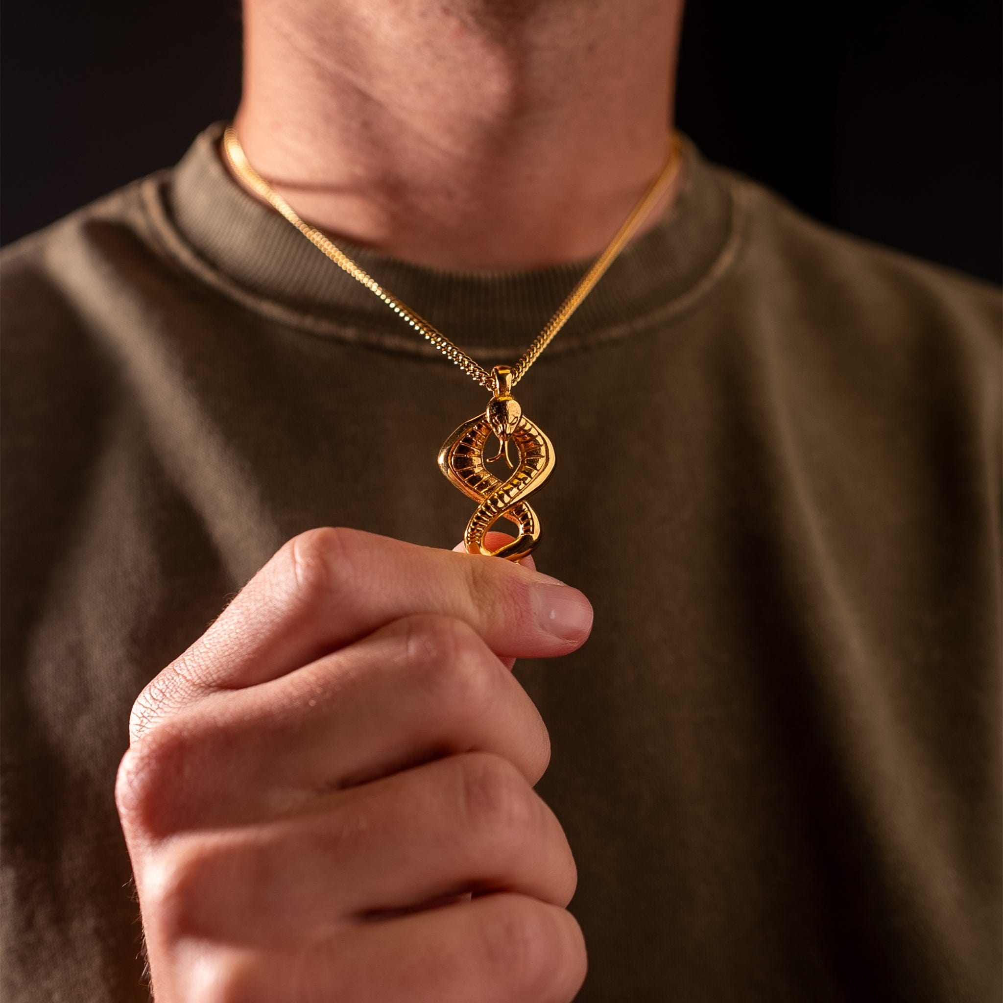 Snake Necklace - Gold