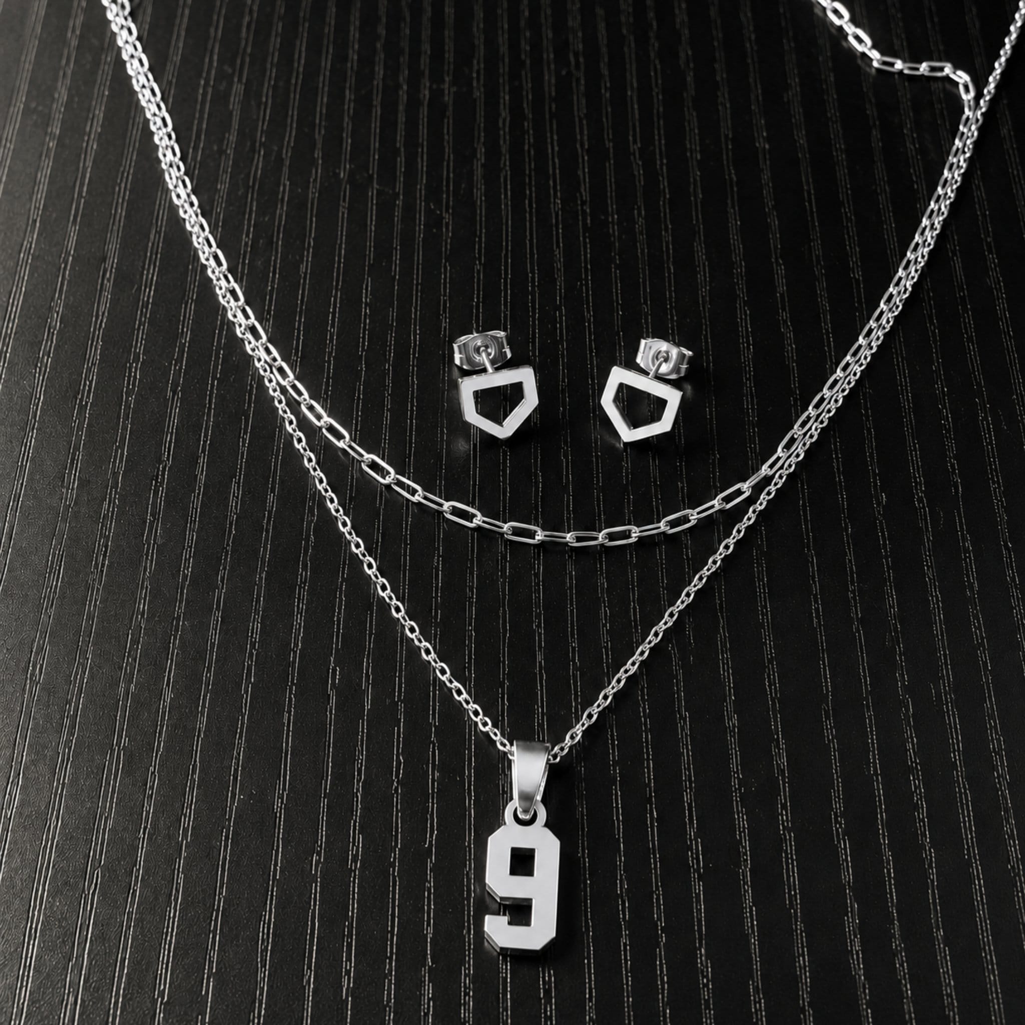 softball jewelry on table