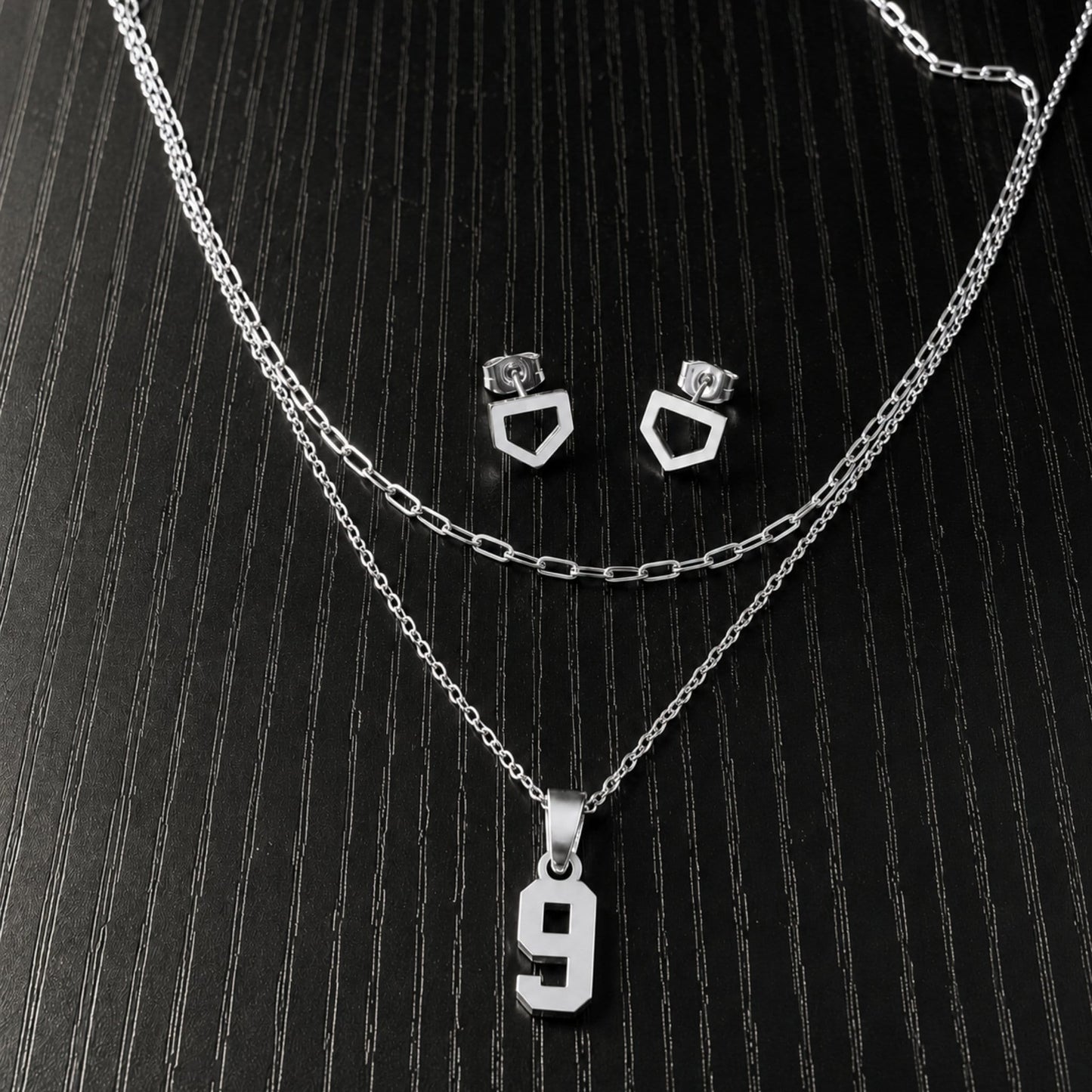 softball jewelry on table