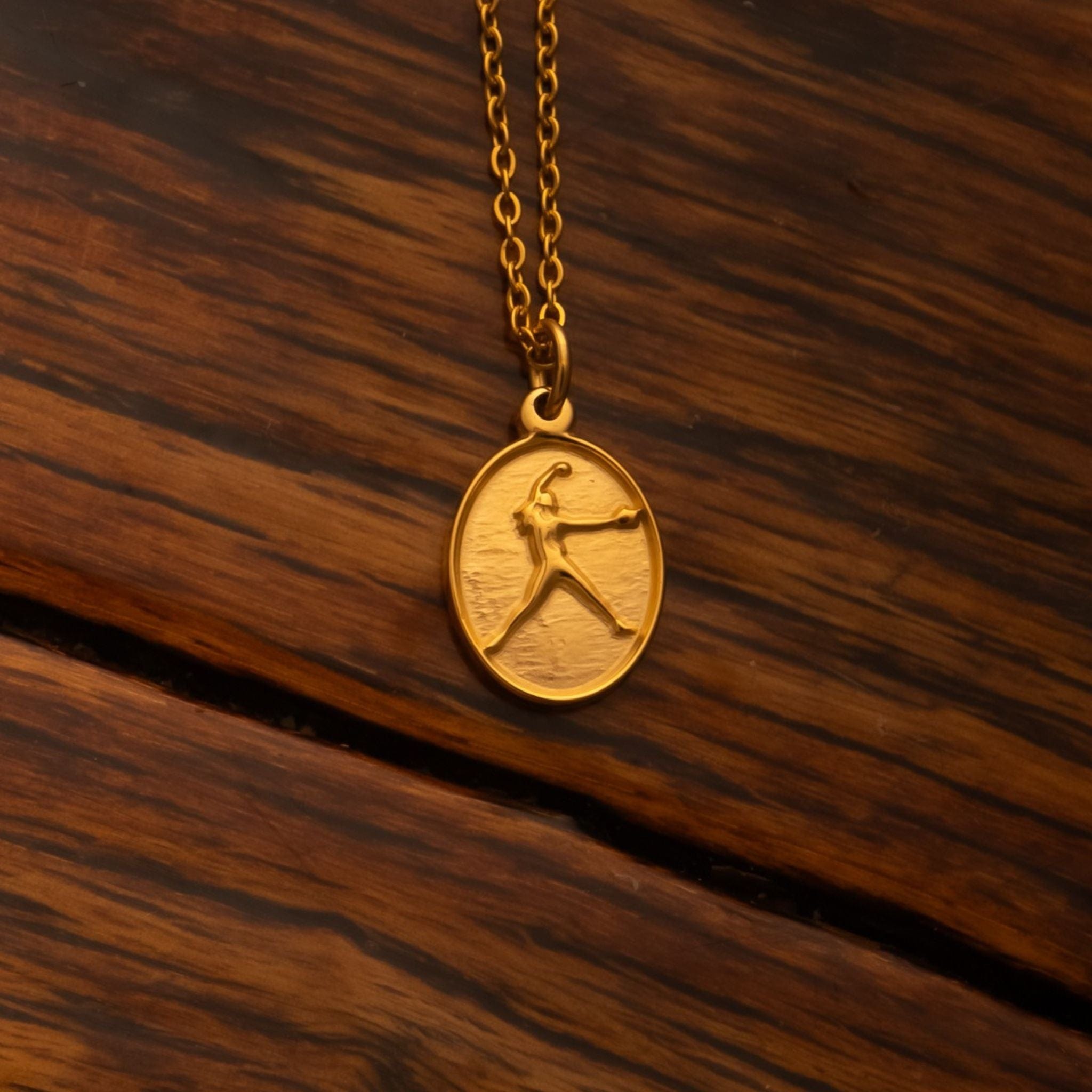 Softball Silhouette Pendant
