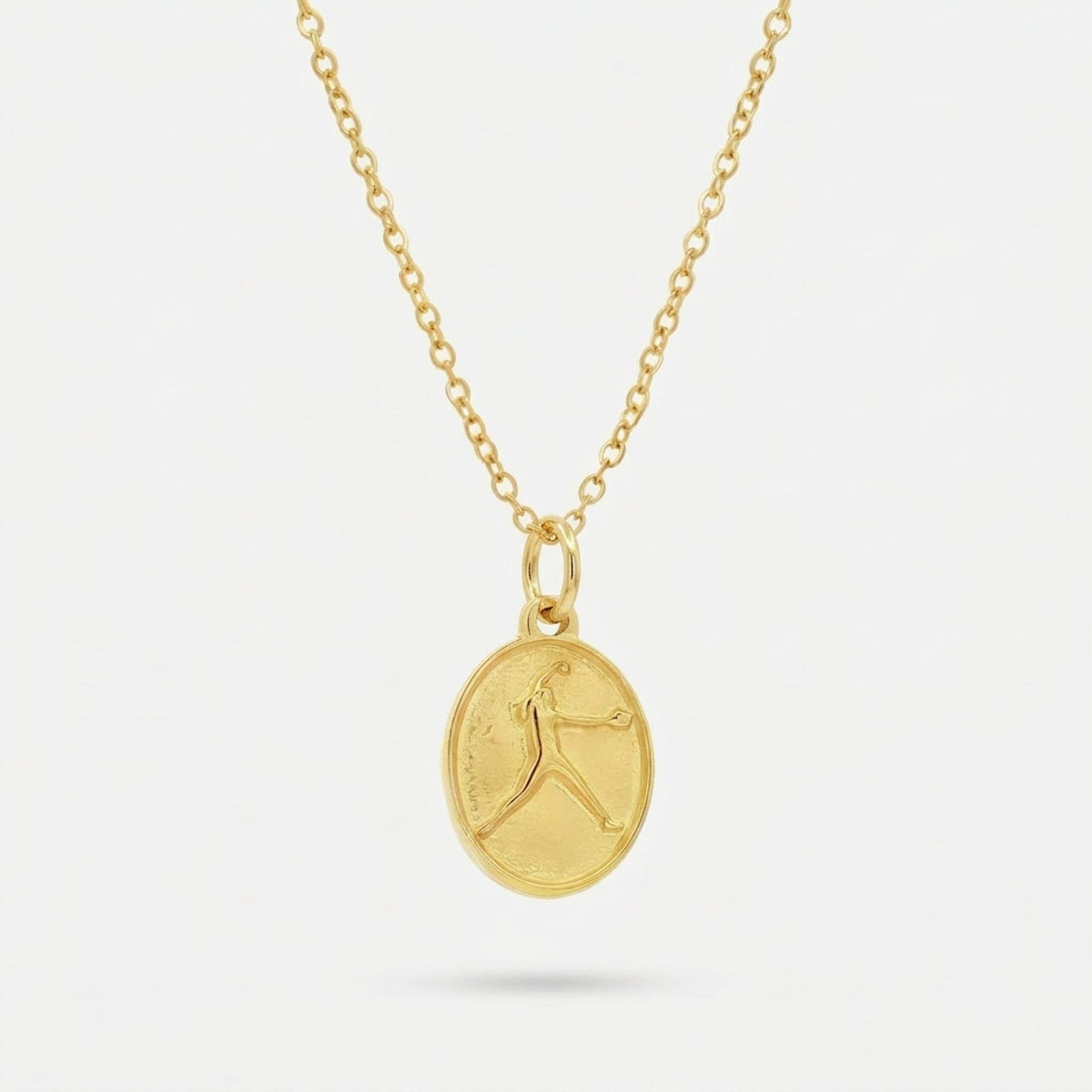 Softball Silhouette Pendant