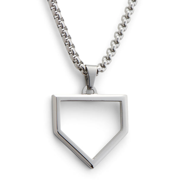 Stainless Steel Home Plate Pendant