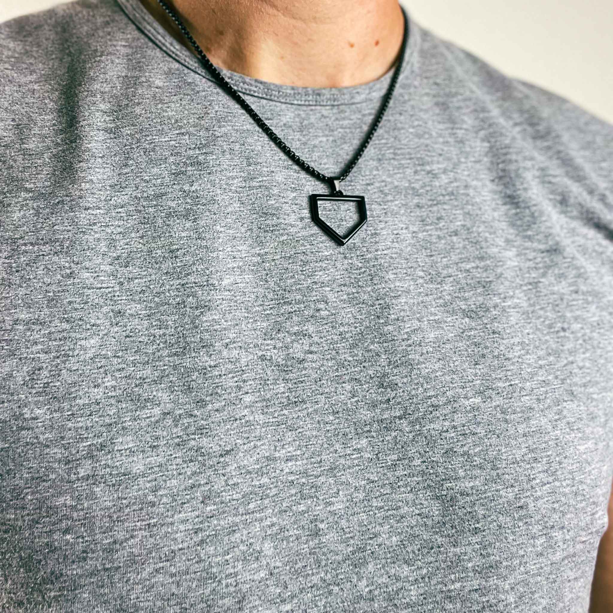 home plate necklace