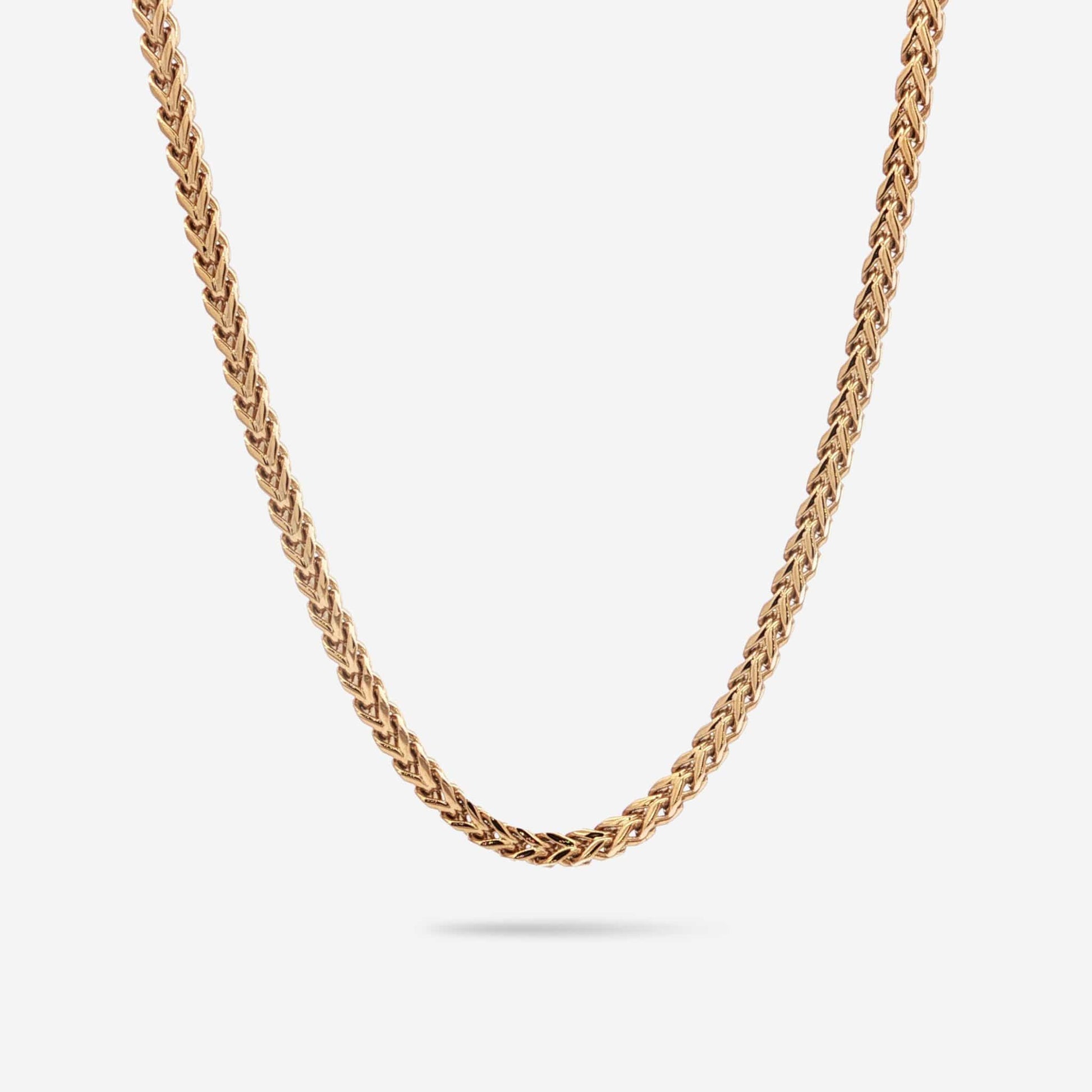 Gold franco chain 3mm