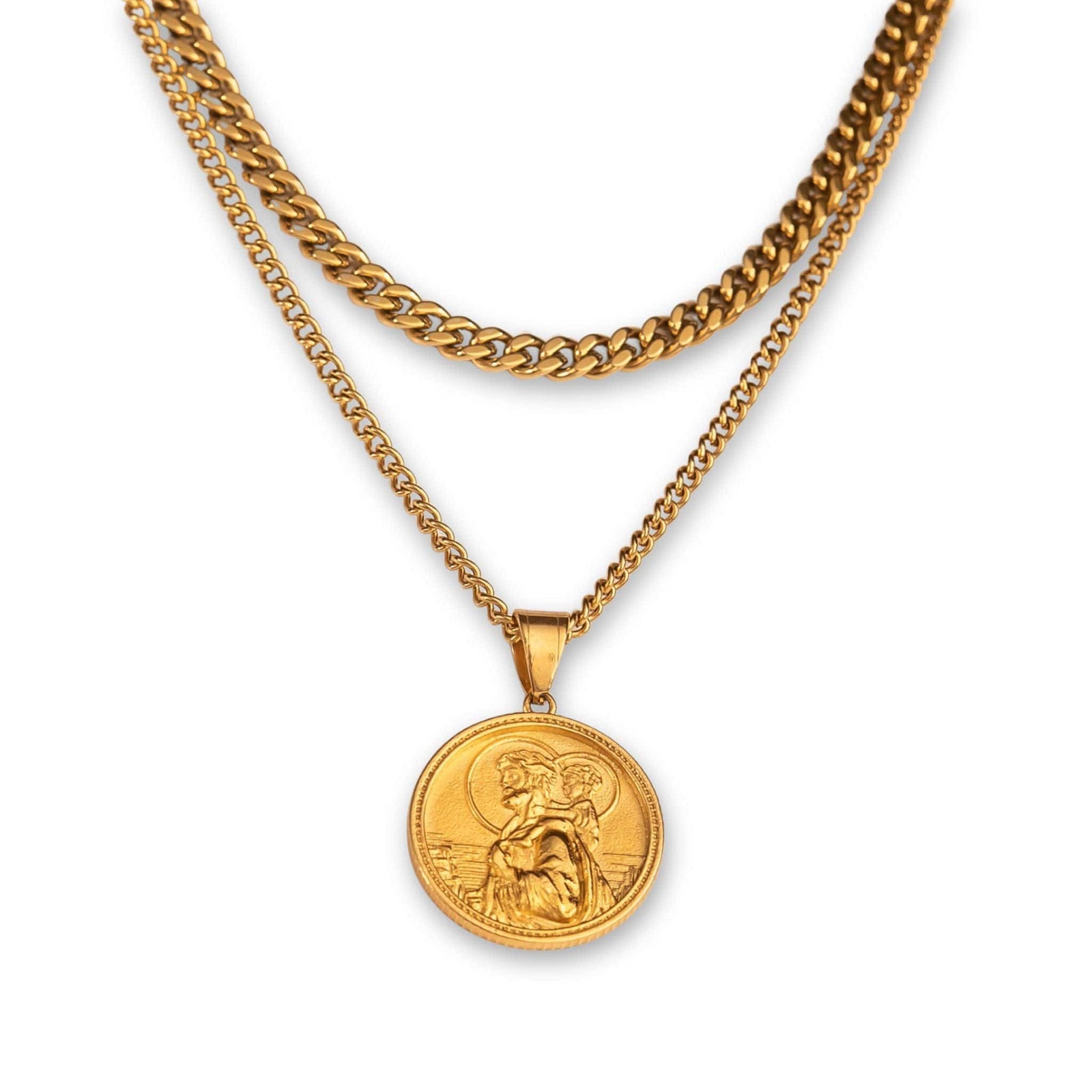 Saint Christopher Set - Gold