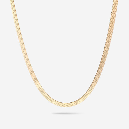 gold herringbone chain