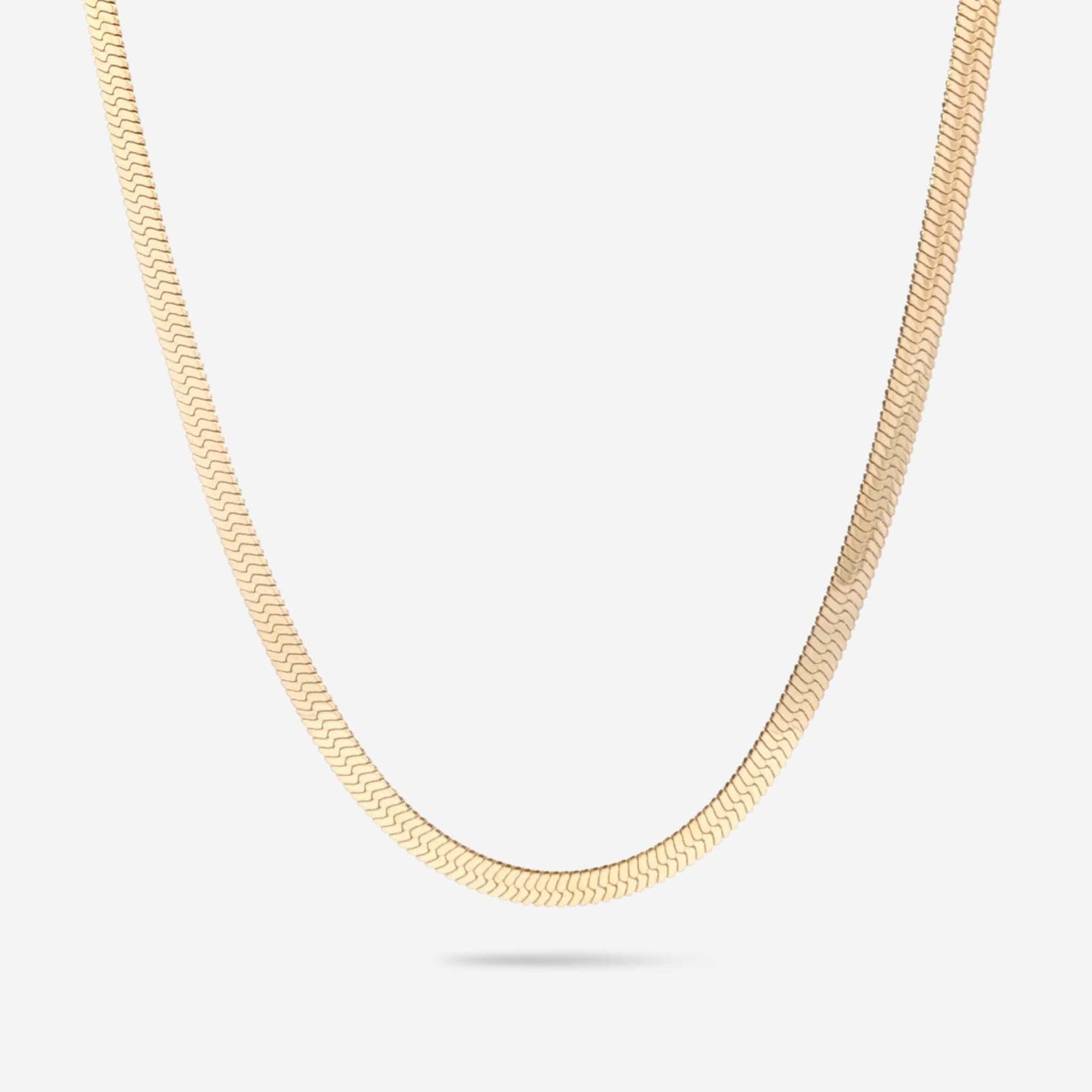 gold herringbone chain