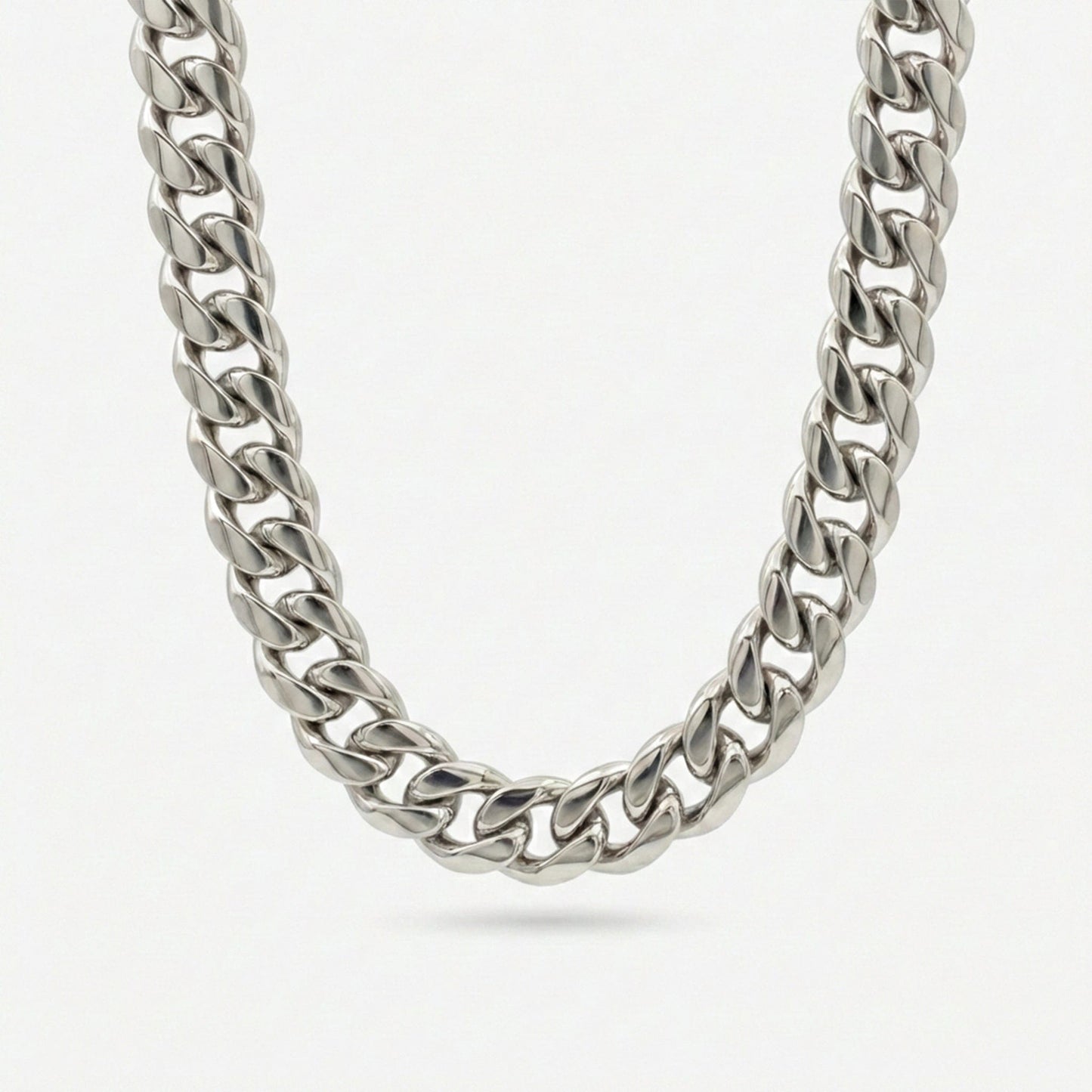 7mm Cuban Chain - Stainless Steel