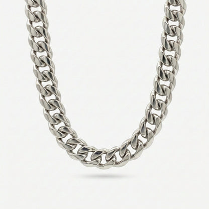 7mm Cuban Chain - Stainless Steel