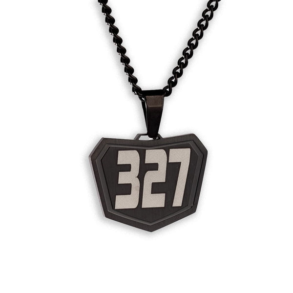 DIRT　ネックレス Motocross Pendant - Black - FlowX Jewelry