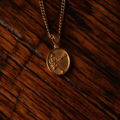 Lacrosse Silhouette Pendant