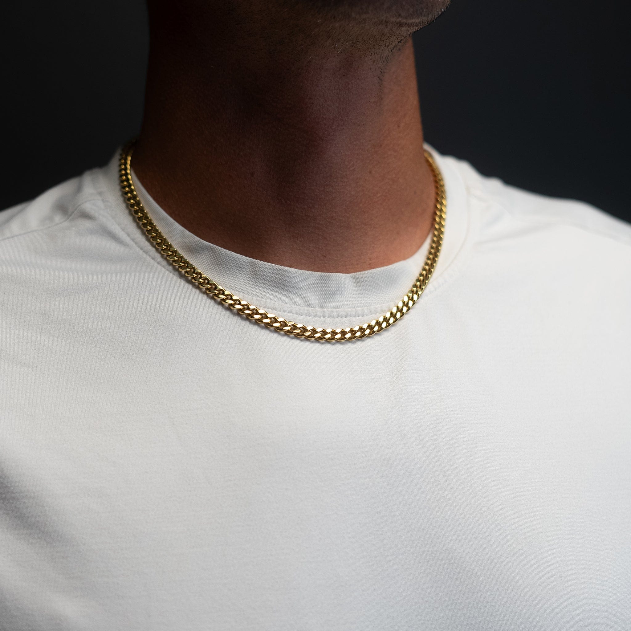 Cuban Chain 5MM Gold Stainless