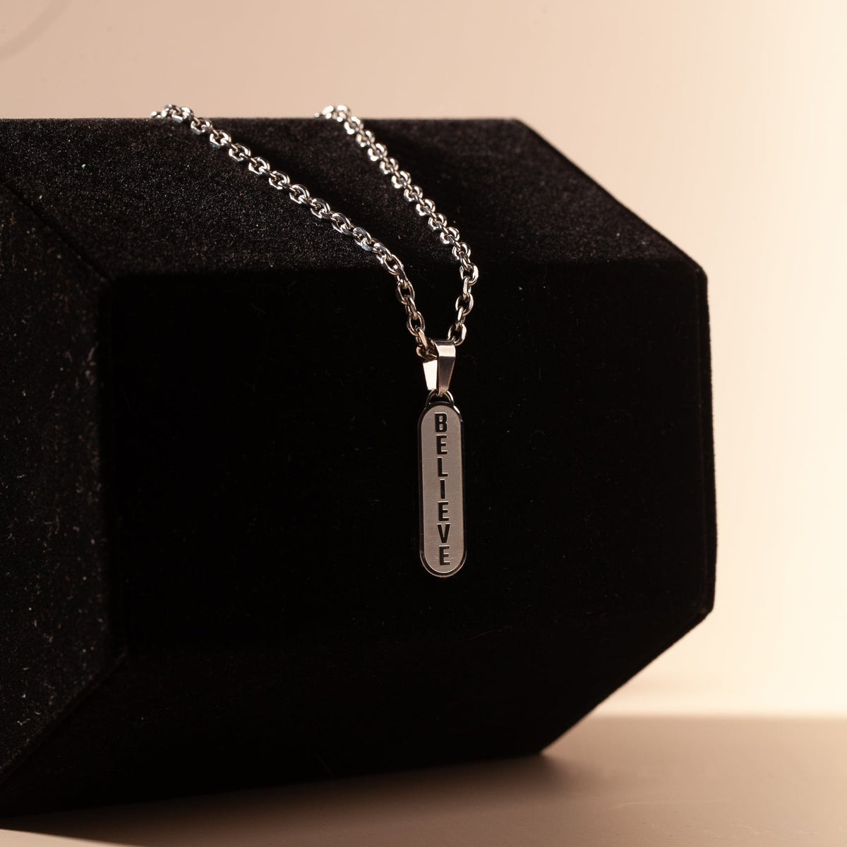 Believe - Motivational Pendant Necklace
