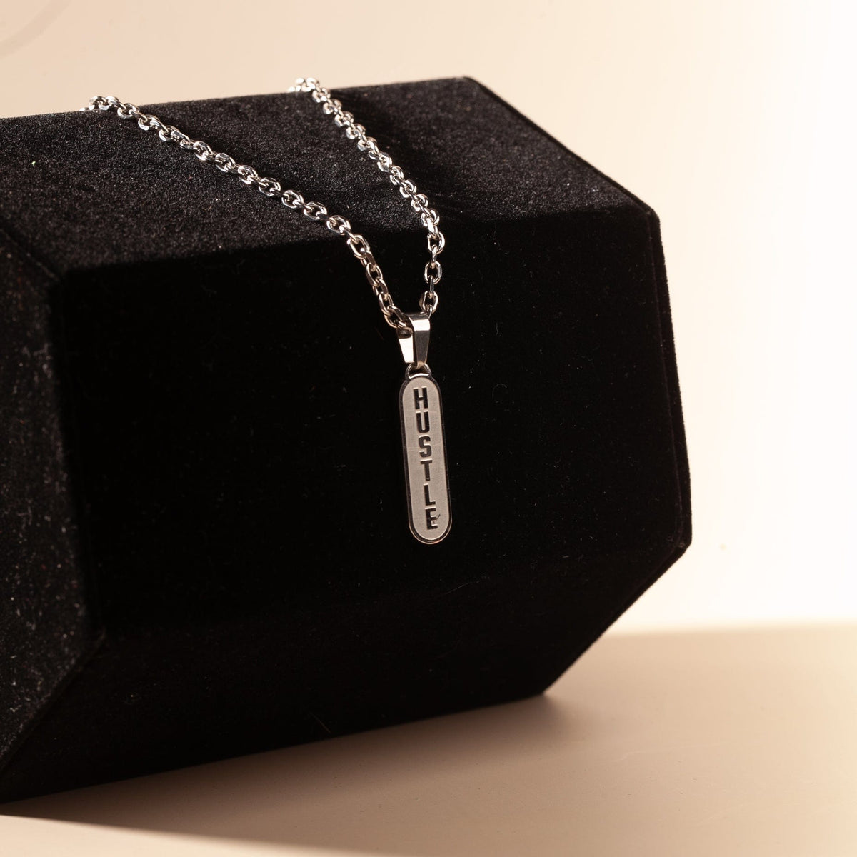 Hustle - Motivational Pendant Necklace